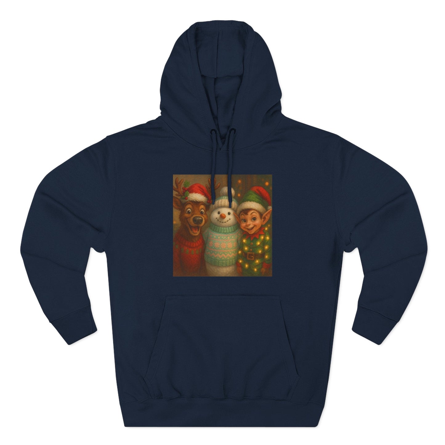 Fun Christmas Fleece Hoodie Printify