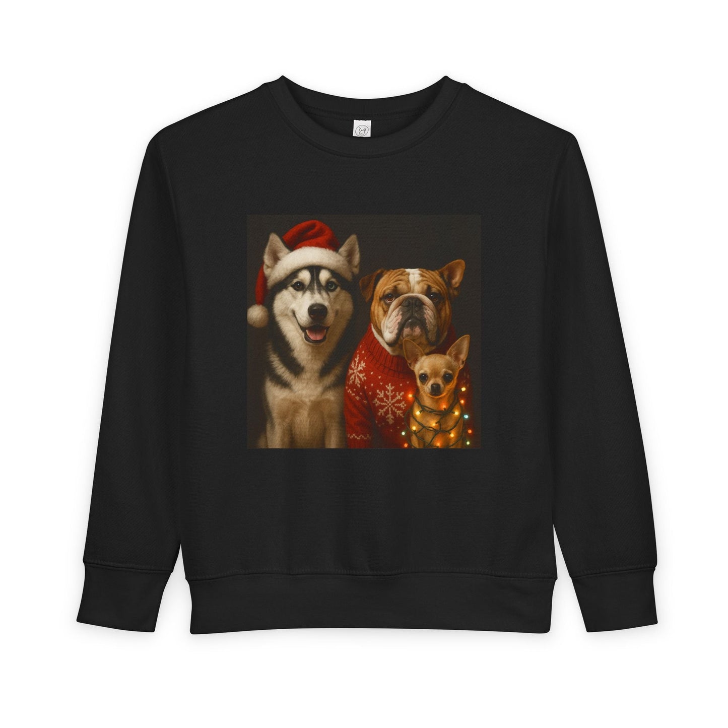 Festive Pet-Themed Toddler Sweatshirt Printify