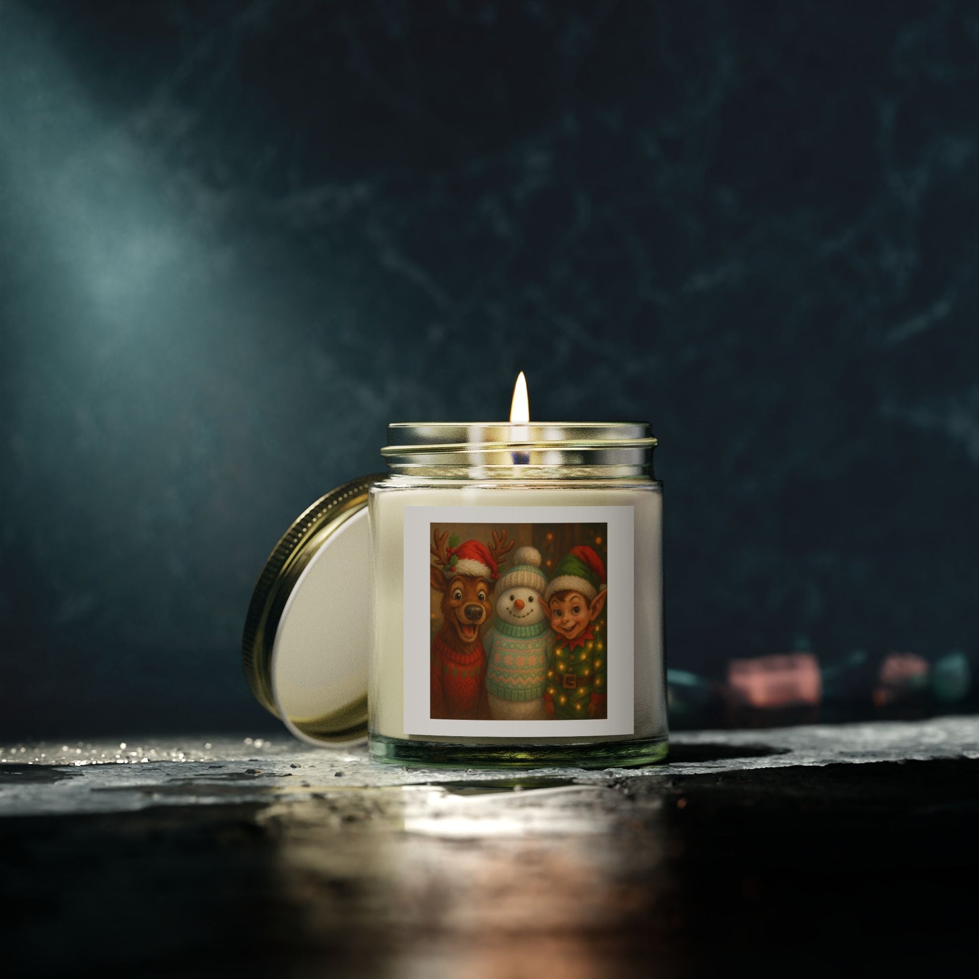 Fun Christmas Scented Candles Printify