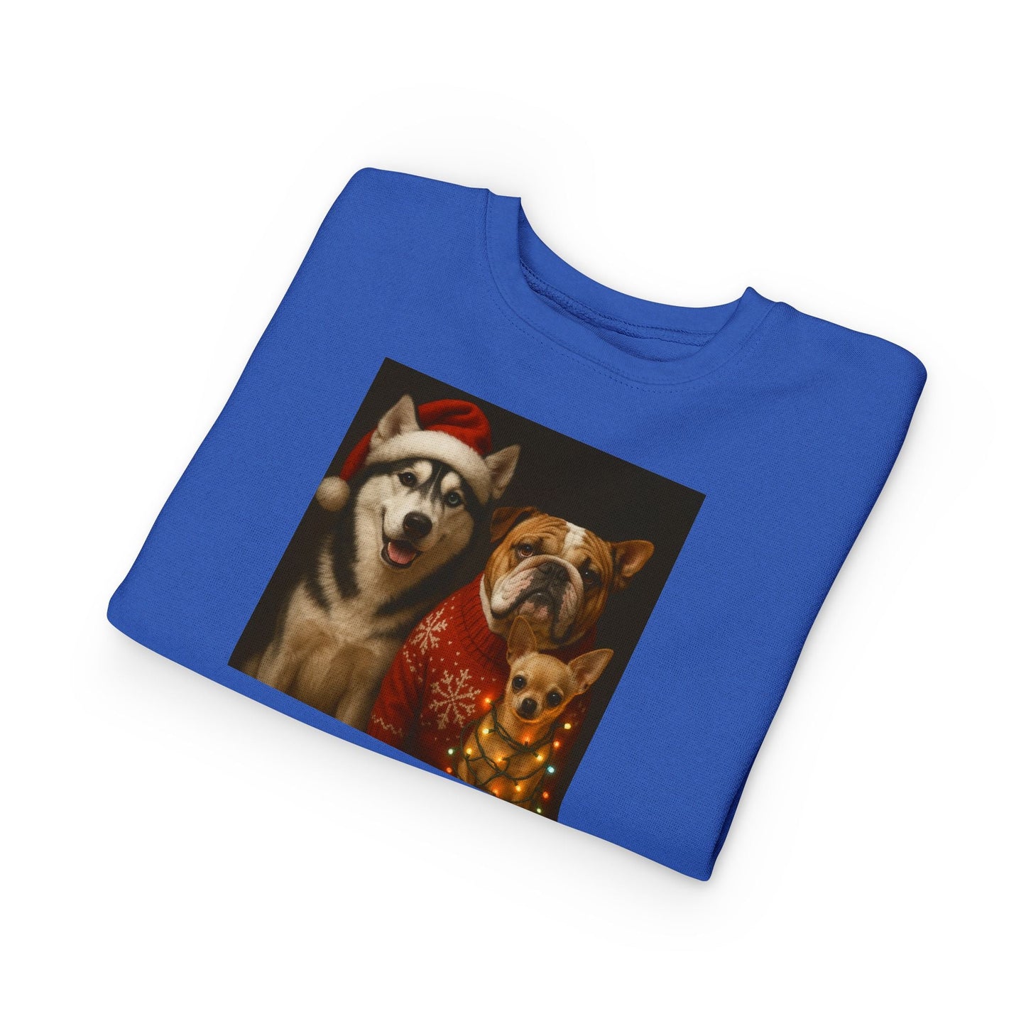 Festive Pet-Themed Toddler Sweatshirt Printify