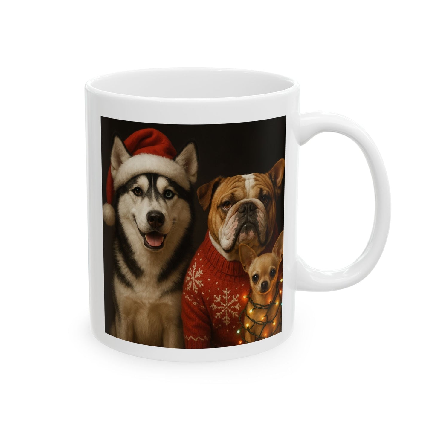 Christmas Dog Mug Printify