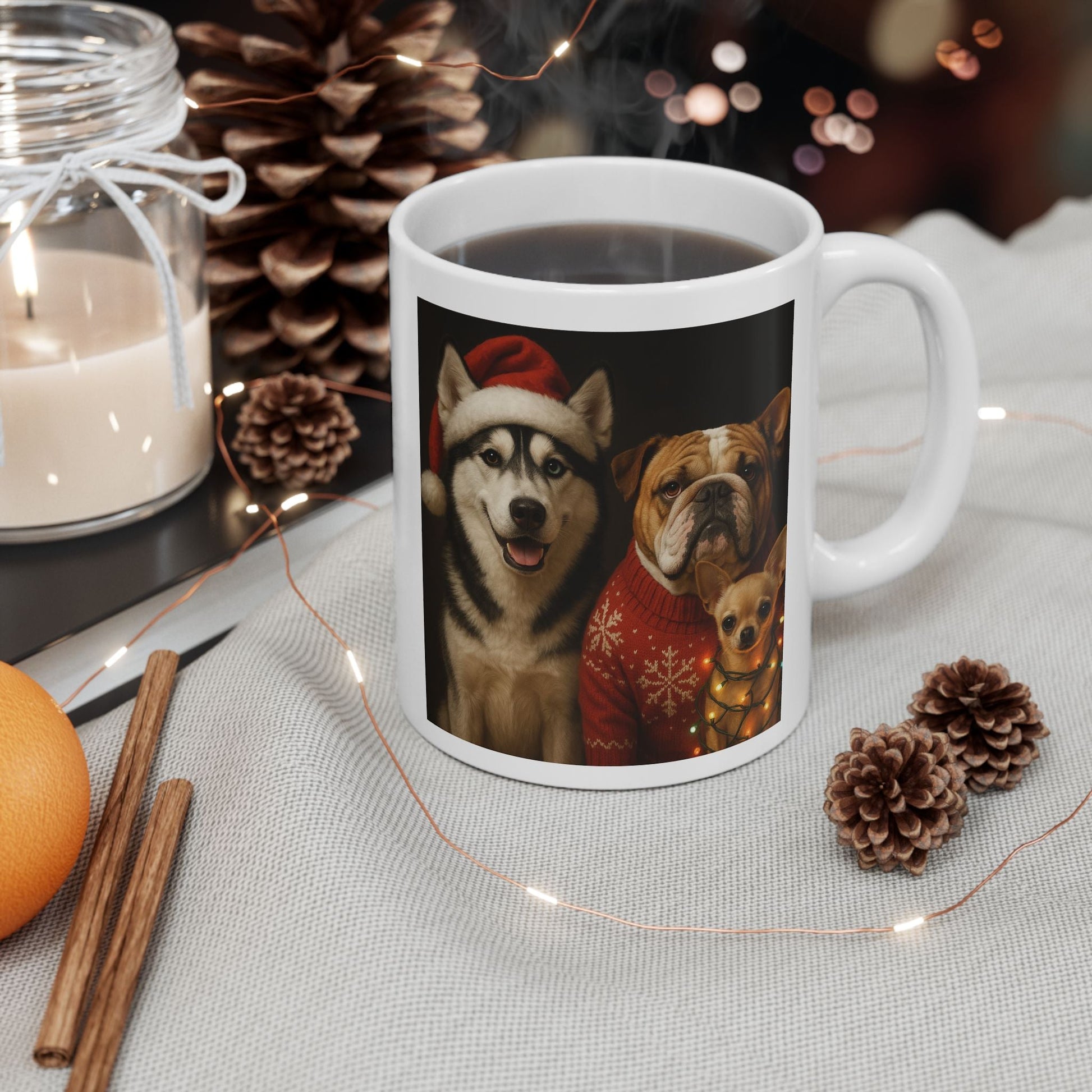 Christmas Dog Mug Printify