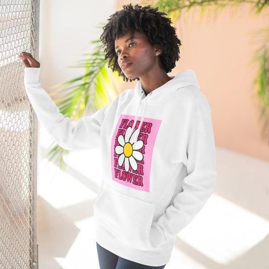 Pink Daisy Hoodie Printify