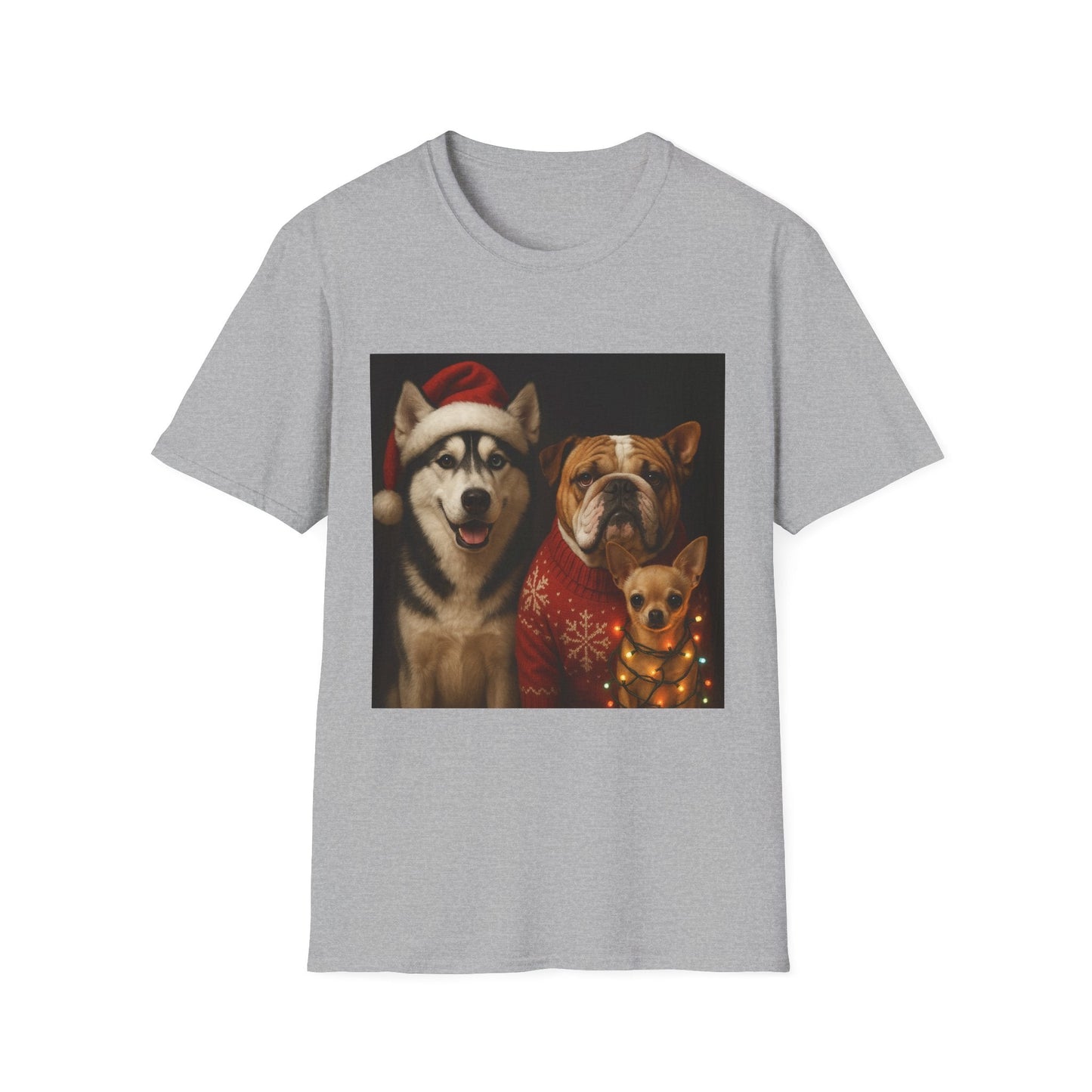 Christmas Dog T-Shirt Printify