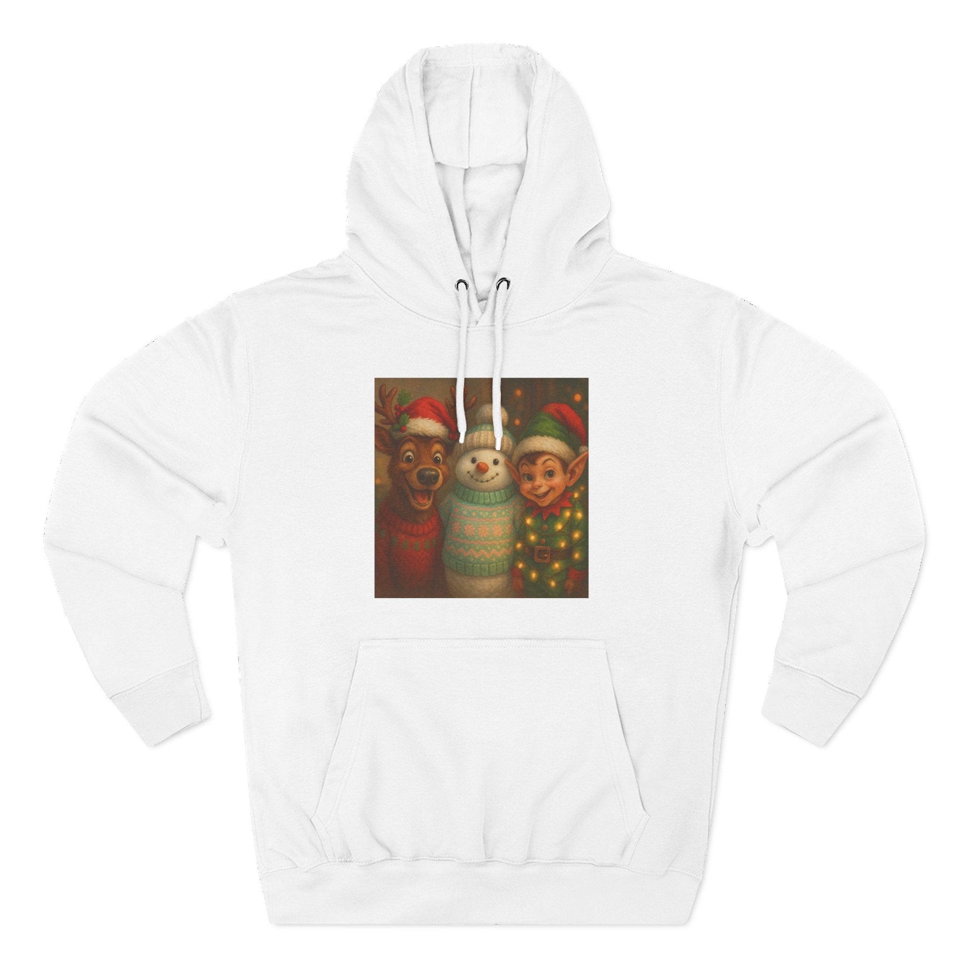 Fun Christmas Fleece Hoodie Printify