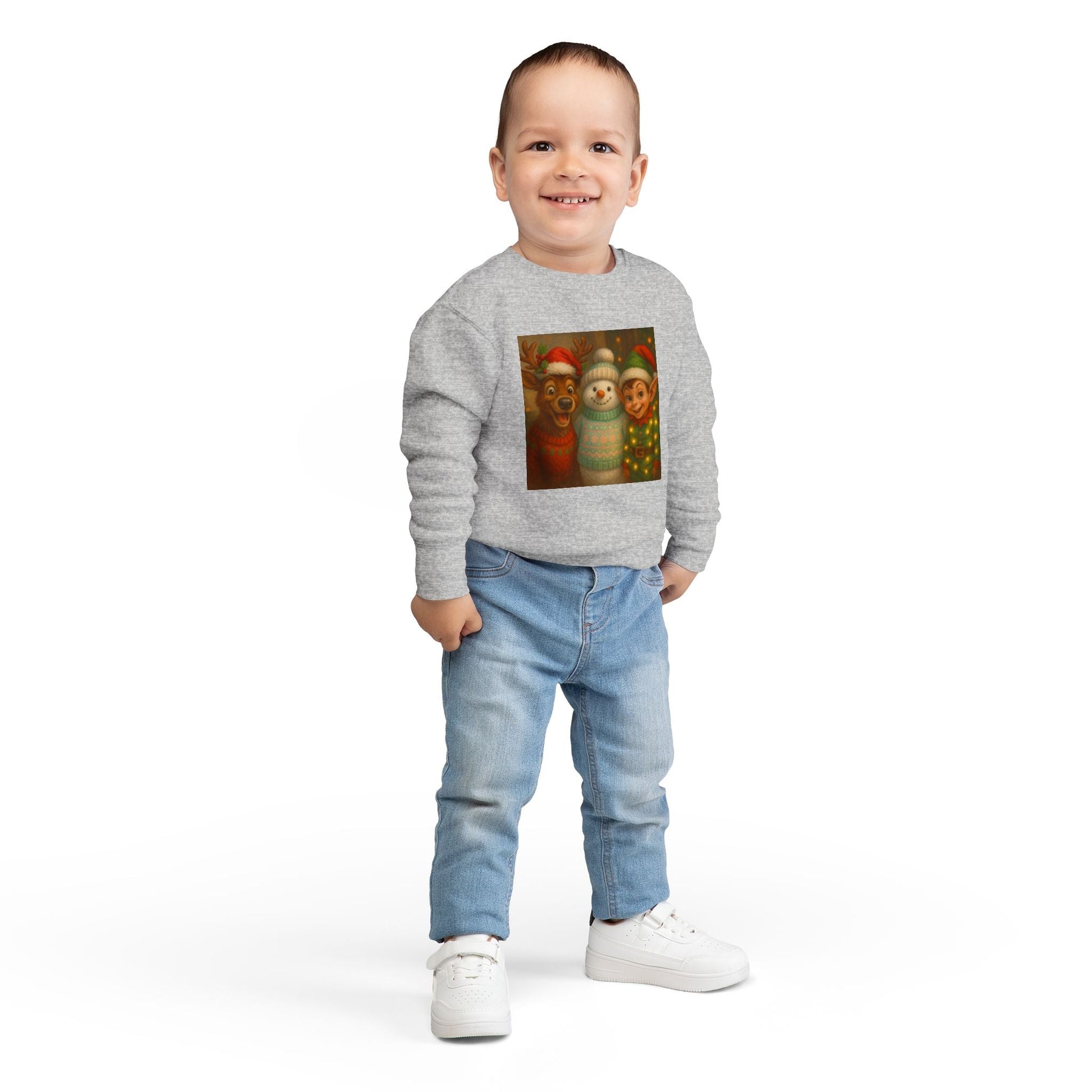 Fun Festive Toddler Sweatshirt Printify