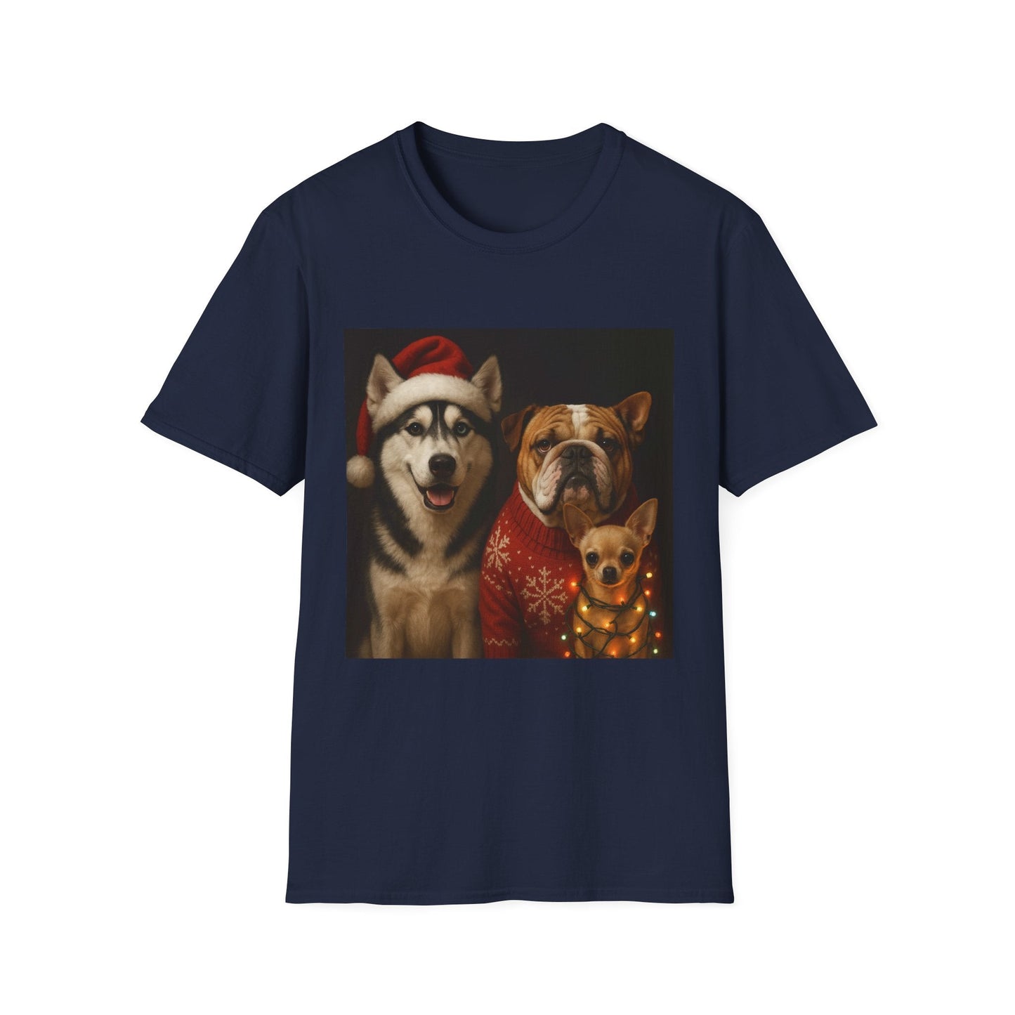 Christmas Dog T-Shirt Printify