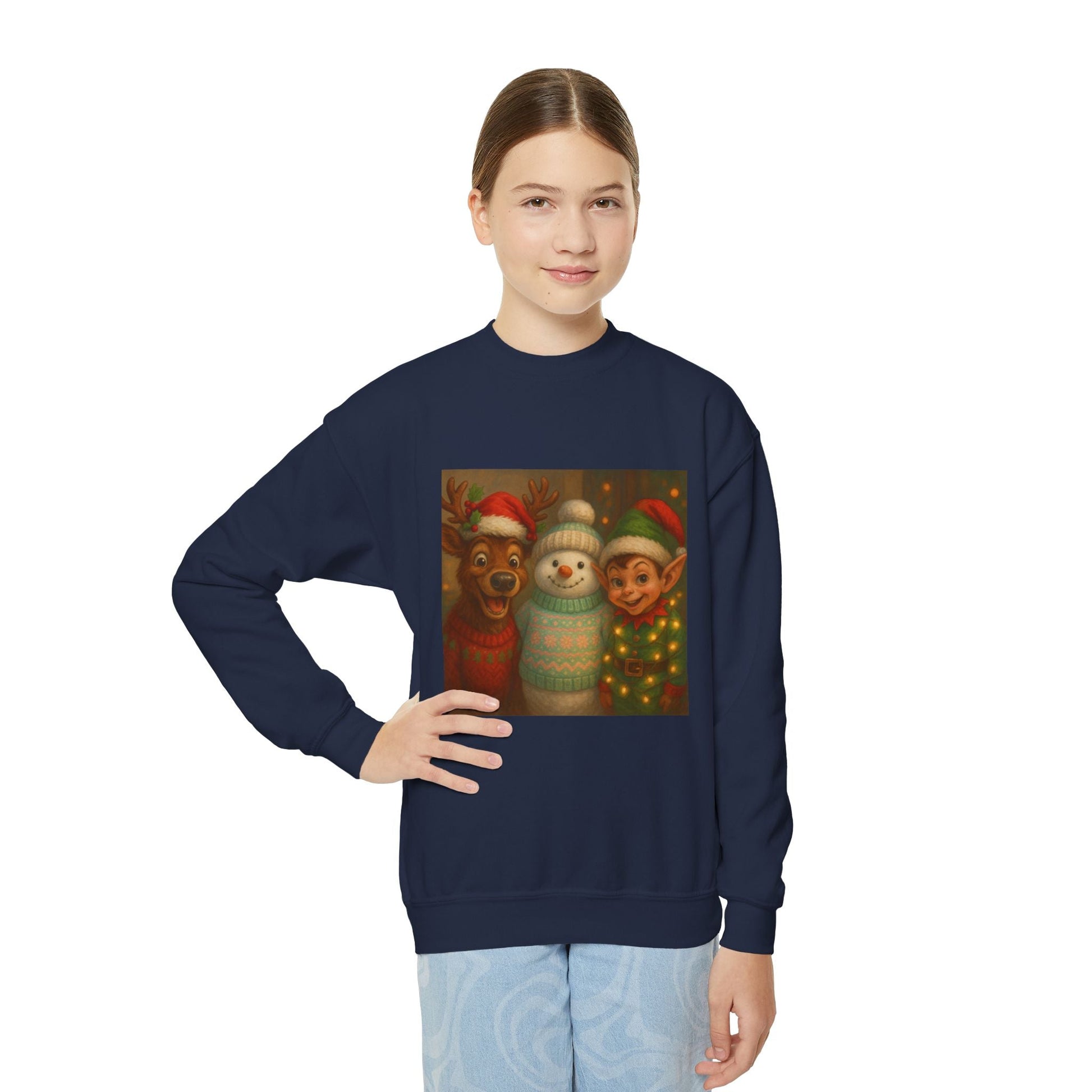 Fun Youth Christmas Sweatshirt Printify