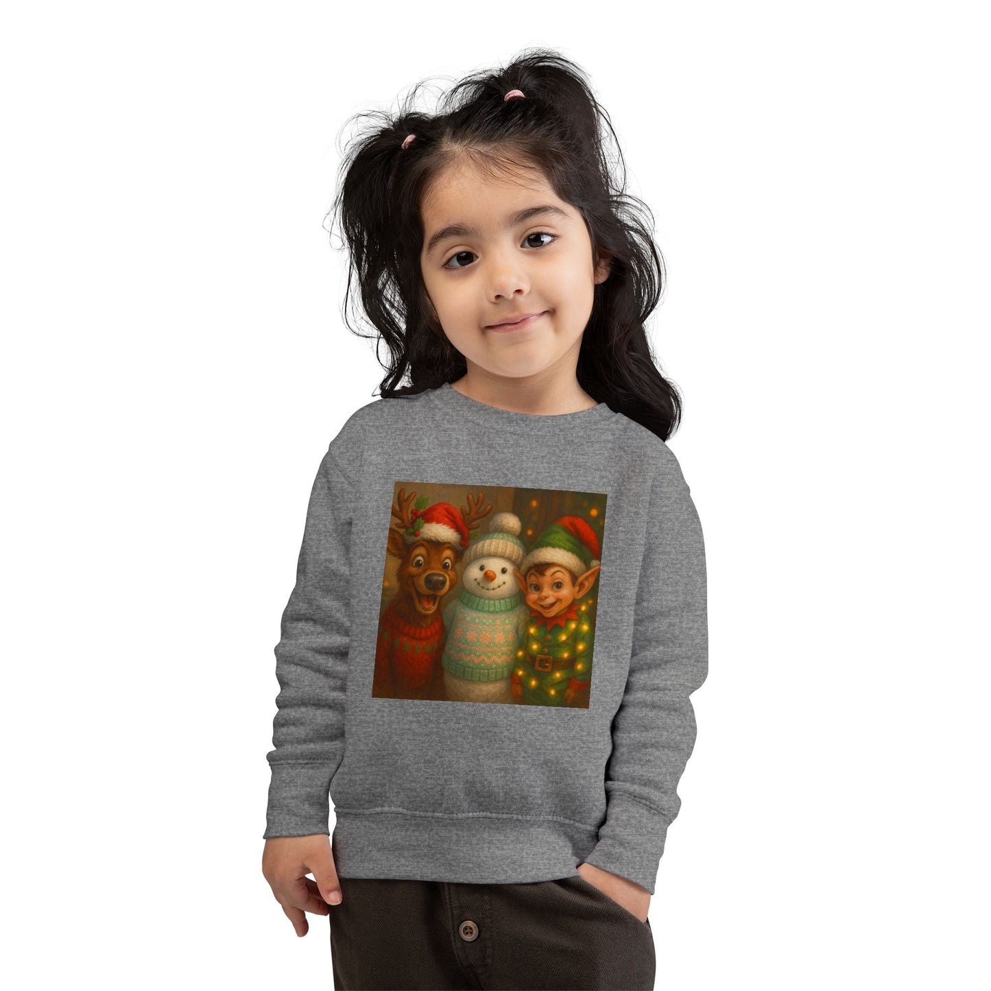 Fun Festive Toddler Sweatshirt Printify