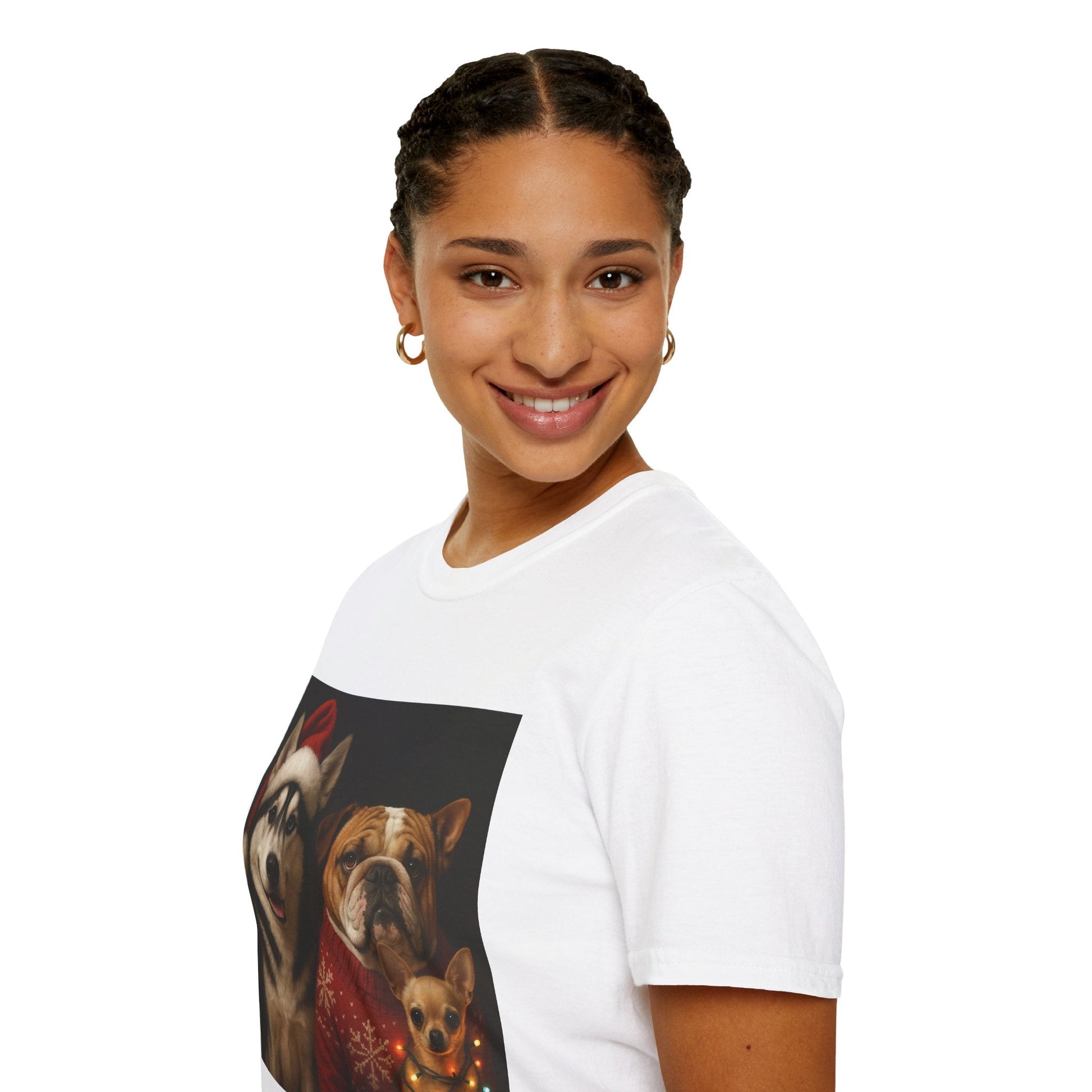 Christmas Dog T-Shirt Printify