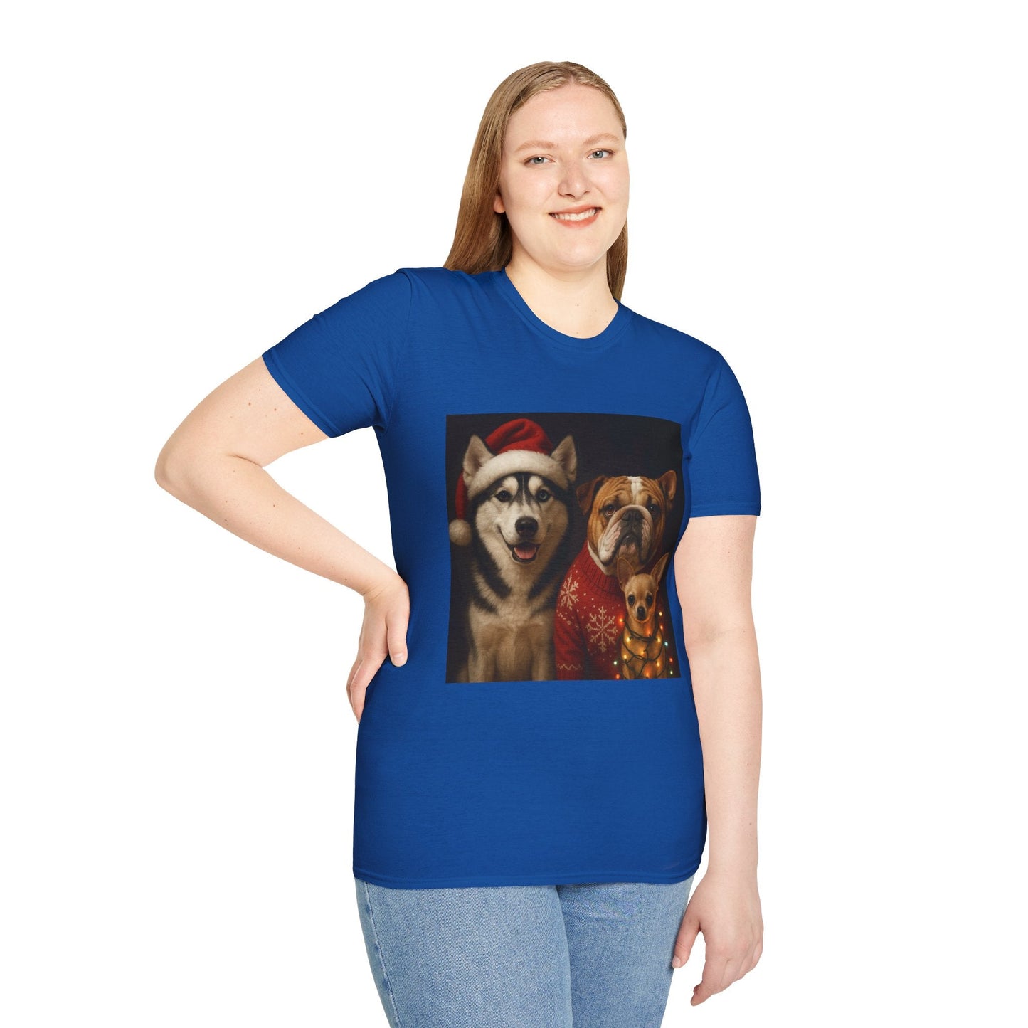 Christmas Dog T-Shirt Printify
