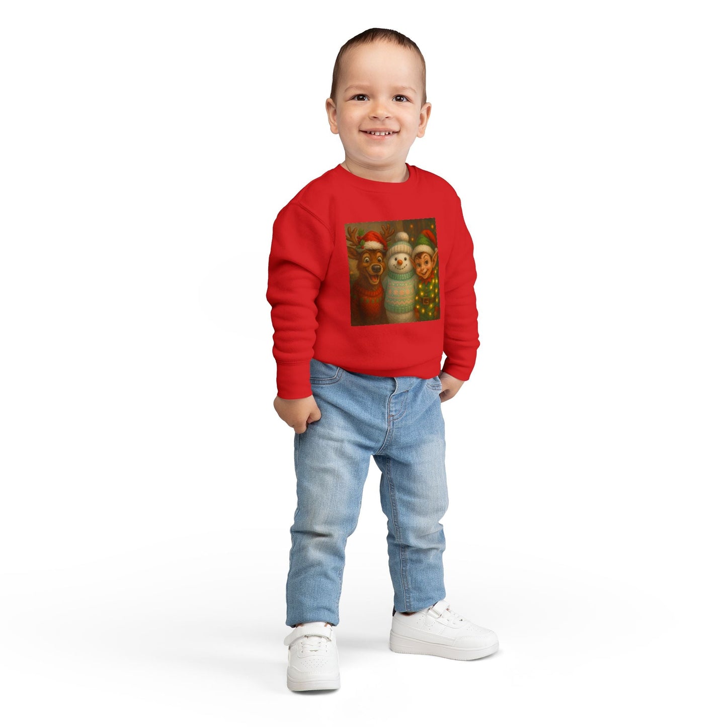 Fun Festive Toddler Sweatshirt Printify