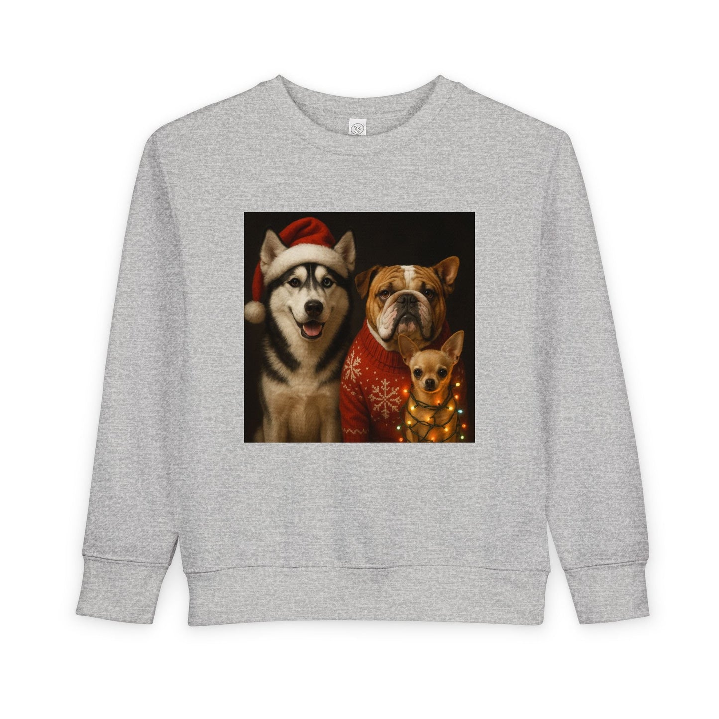 Festive Pet-Themed Toddler Sweatshirt Printify