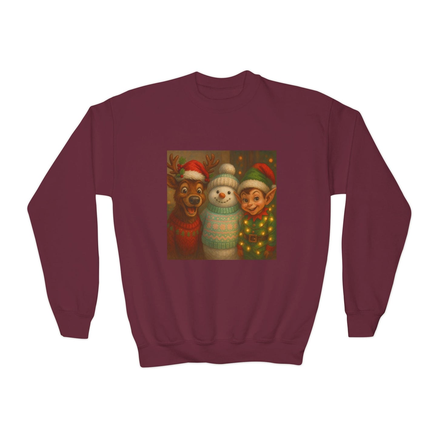 Fun Youth Christmas Sweatshirt Printify
