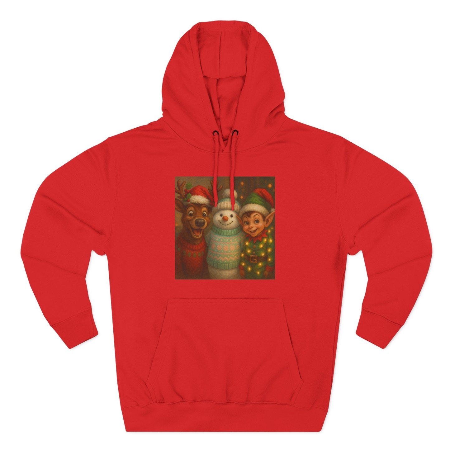 Fun Christmas Fleece Hoodie Printify