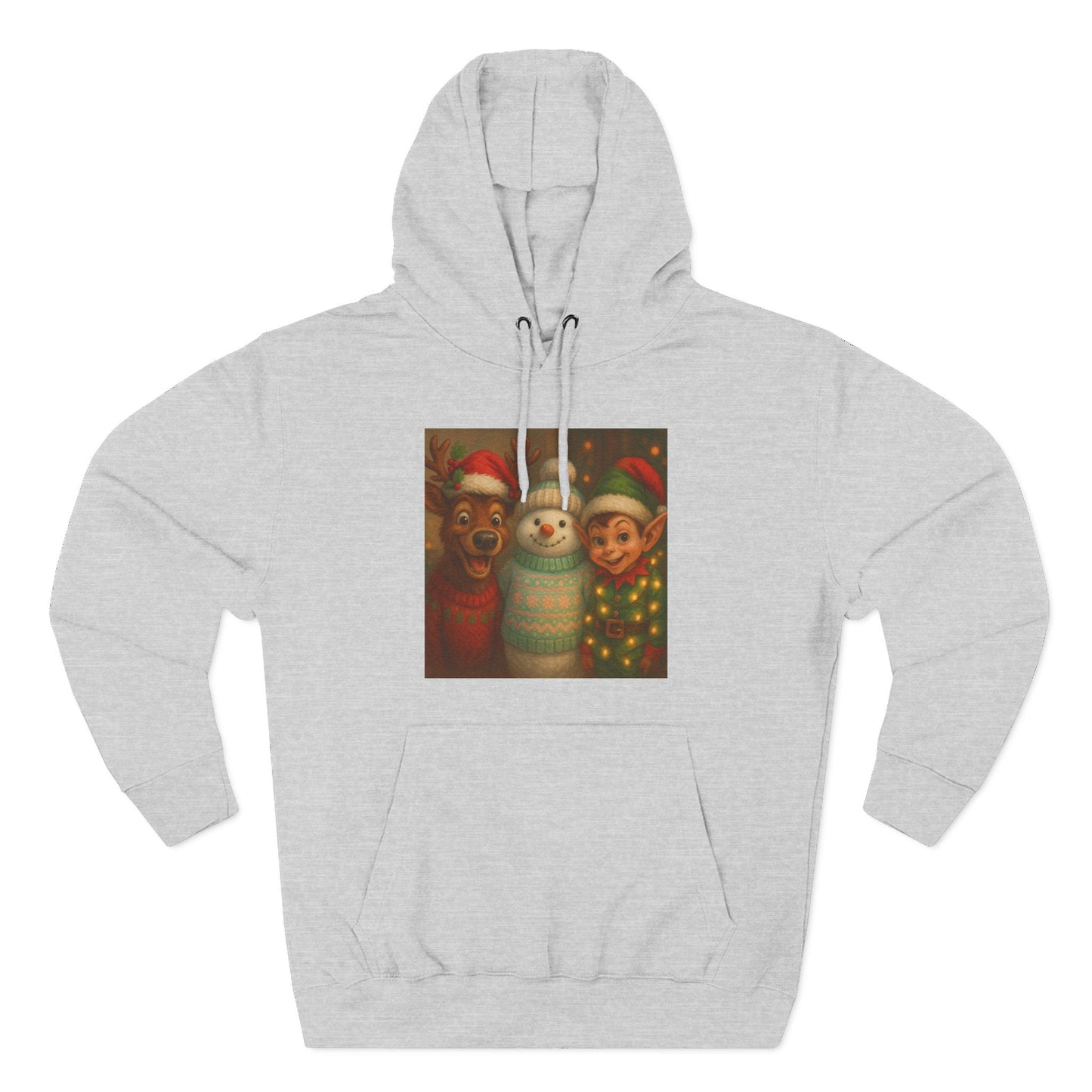 Fun Christmas Fleece Hoodie Printify