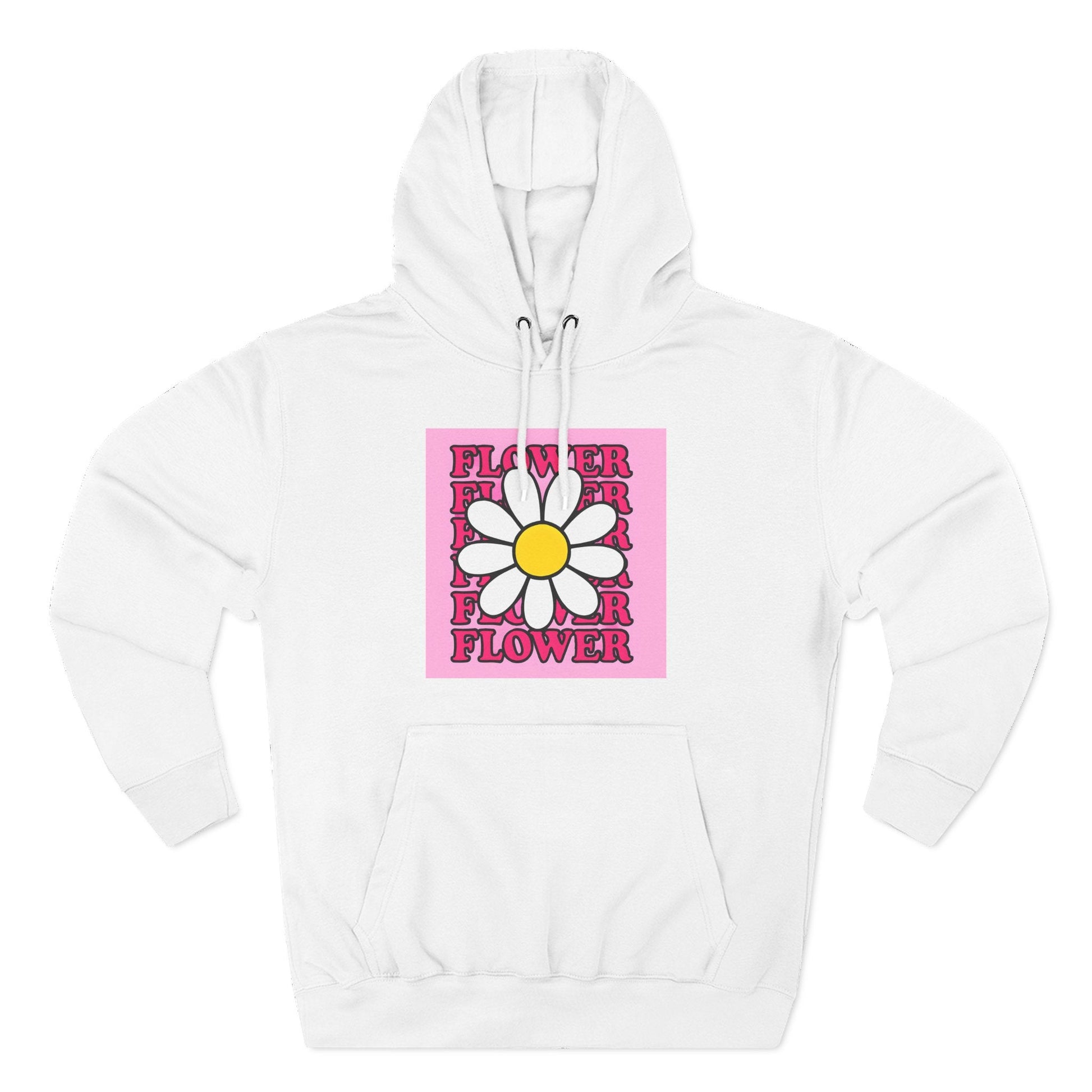 Pink Daisy Hoodie Printify