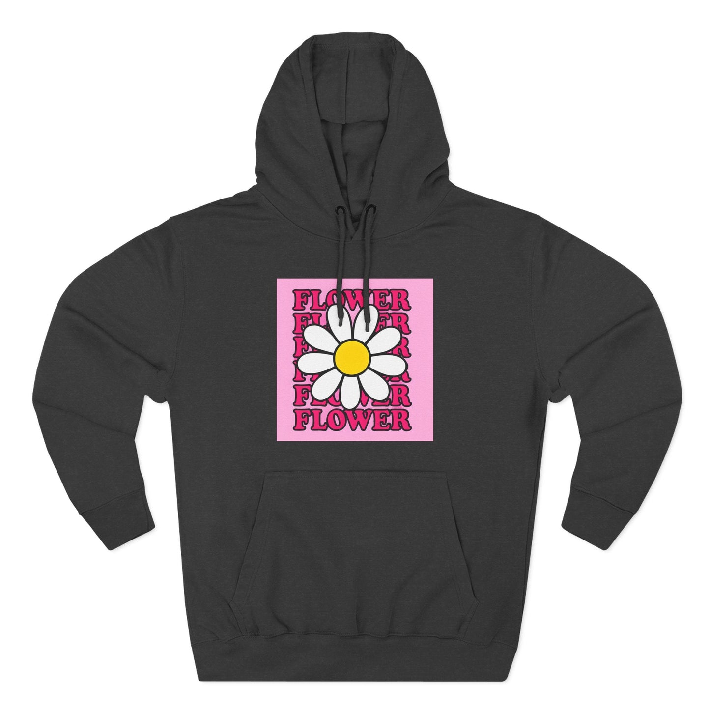 Pink Daisy Hoodie Printify