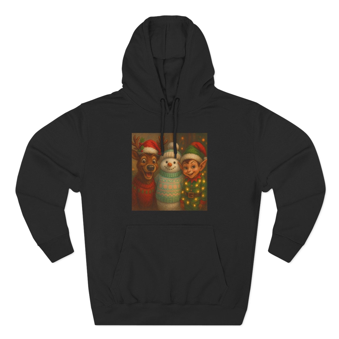 Fun Christmas Fleece Hoodie Printify
