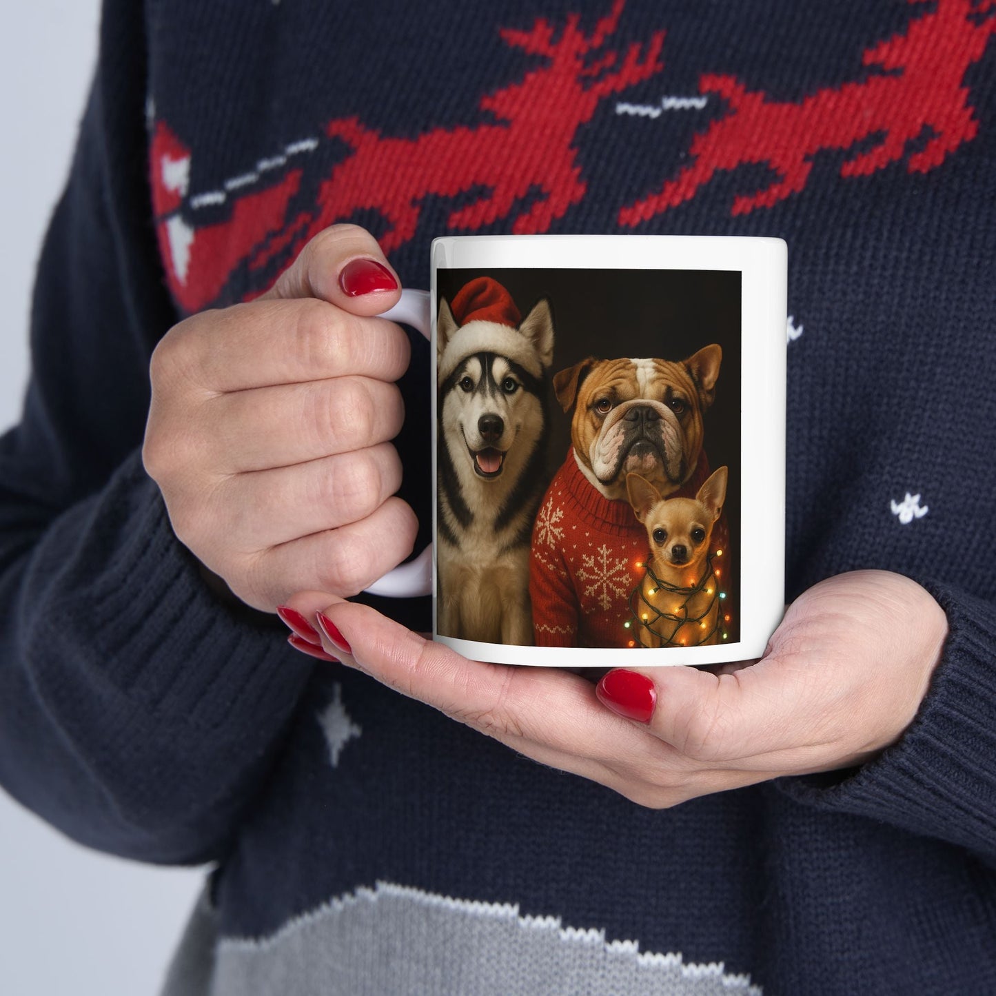 Christmas Dog Mug Printify