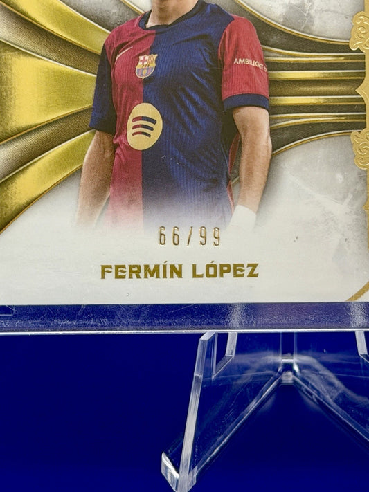 2024-25 Topps Reverence Fermin Lopez FC Barcelona Player Worn Relic /99