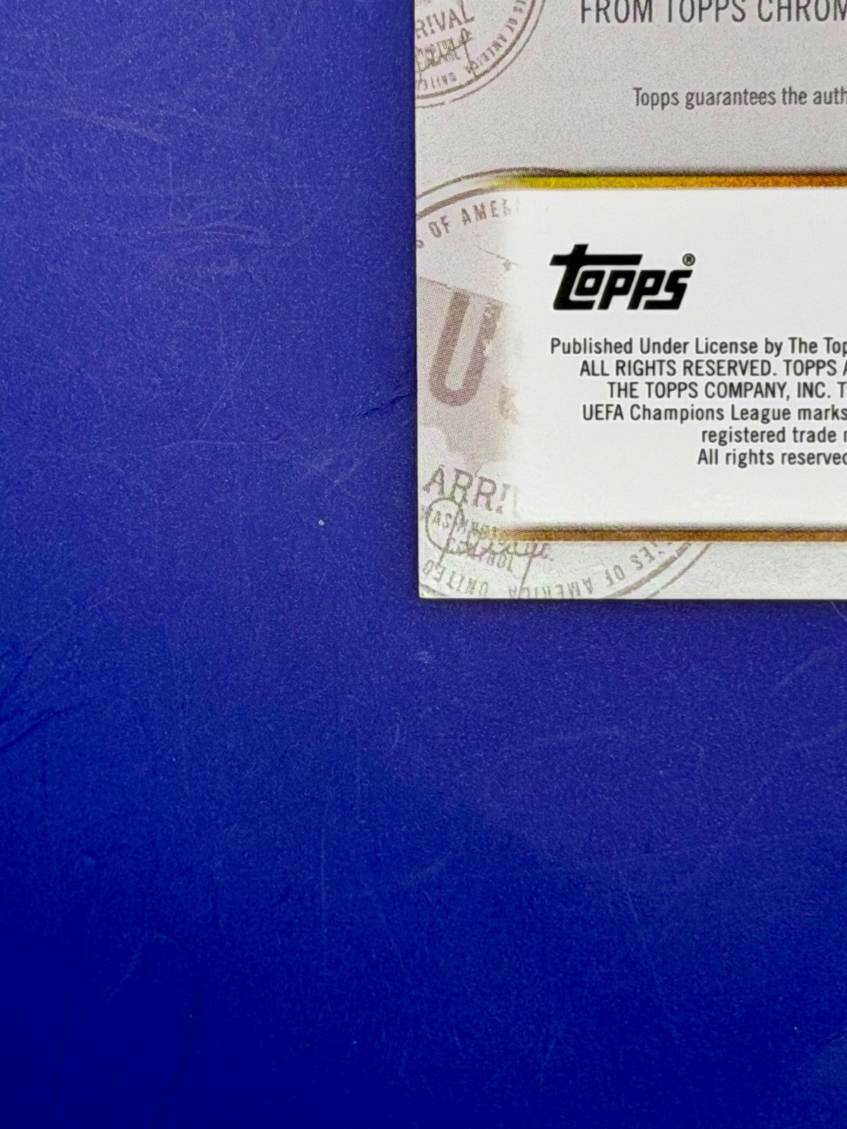 2025.26 Topps Chrome UCC Global Attractions Weston Mckennie (Case Hit) Auto /99