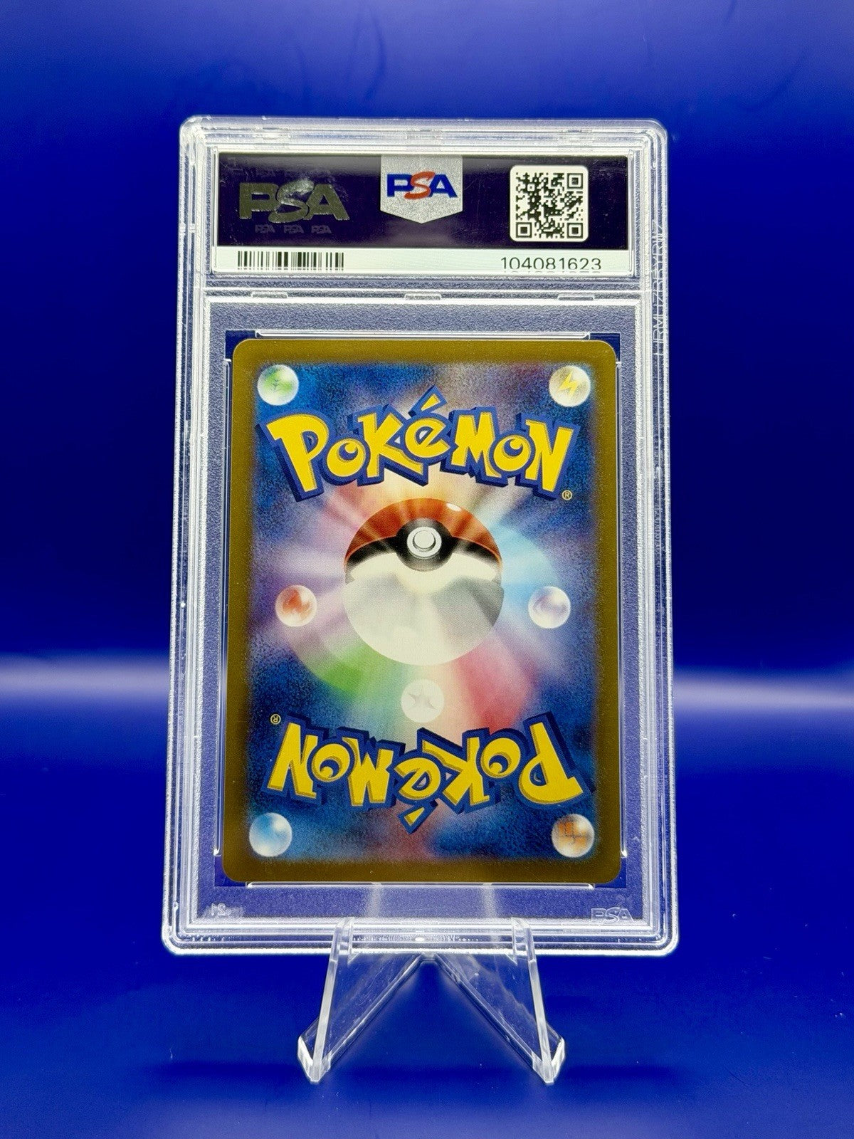 Pokemon Eevee 125/187 Master Ball Reverse Holo PSA 10 Sv8a JP Terastal Festival