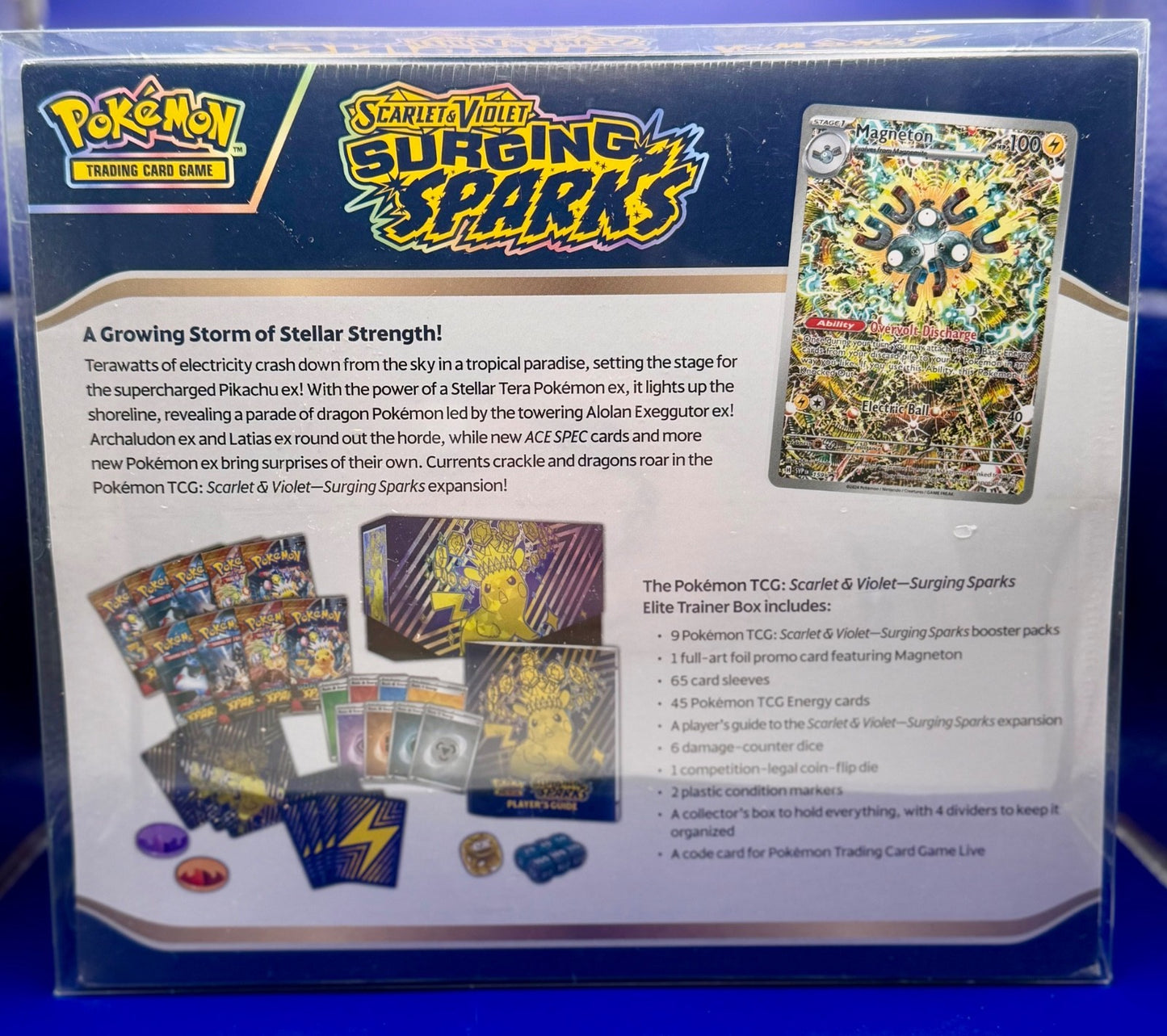 Pokémon Surging Sparks Elite Trainer Box ETB Sealed Brand New In Hand UK