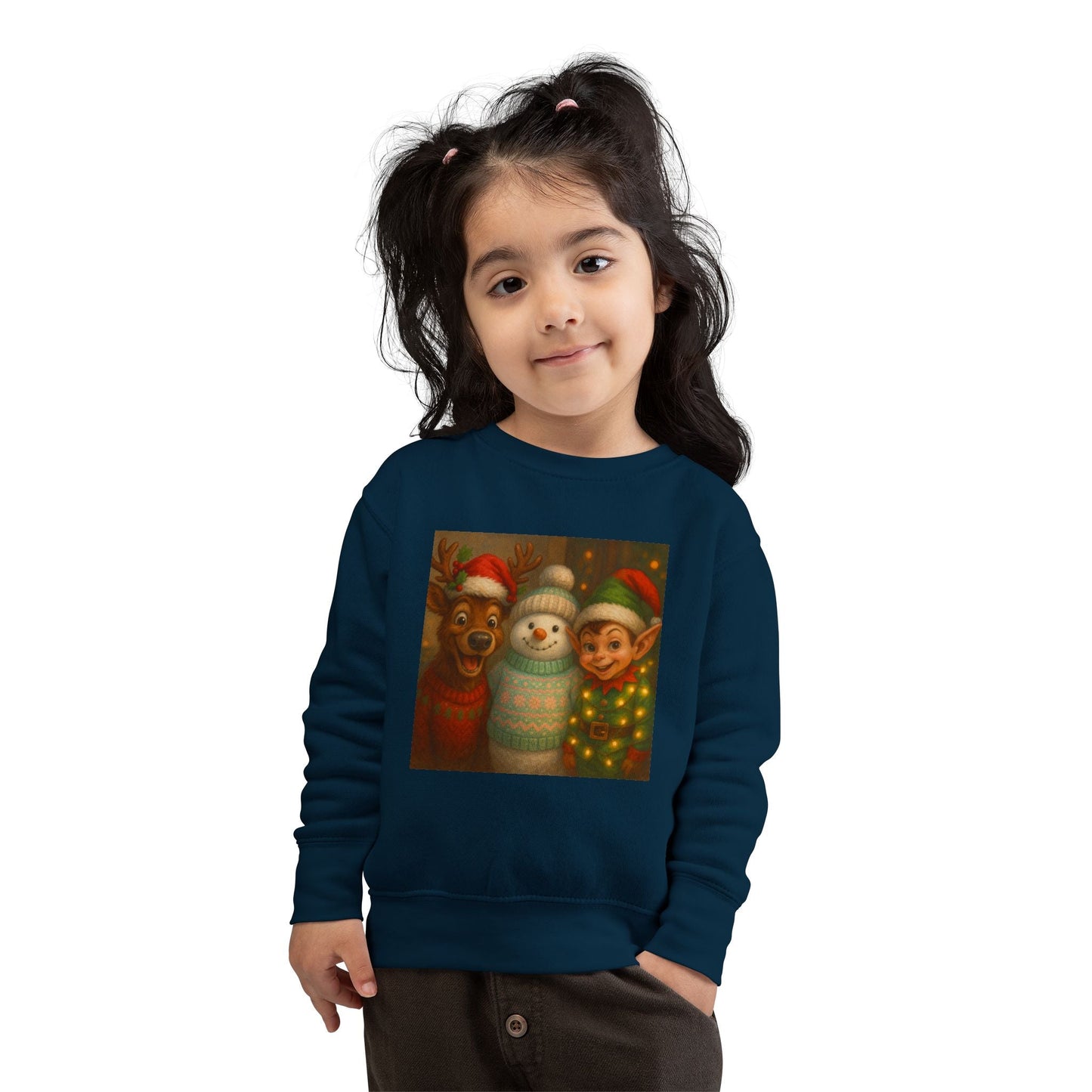Fun Festive Toddler Sweatshirt Printify