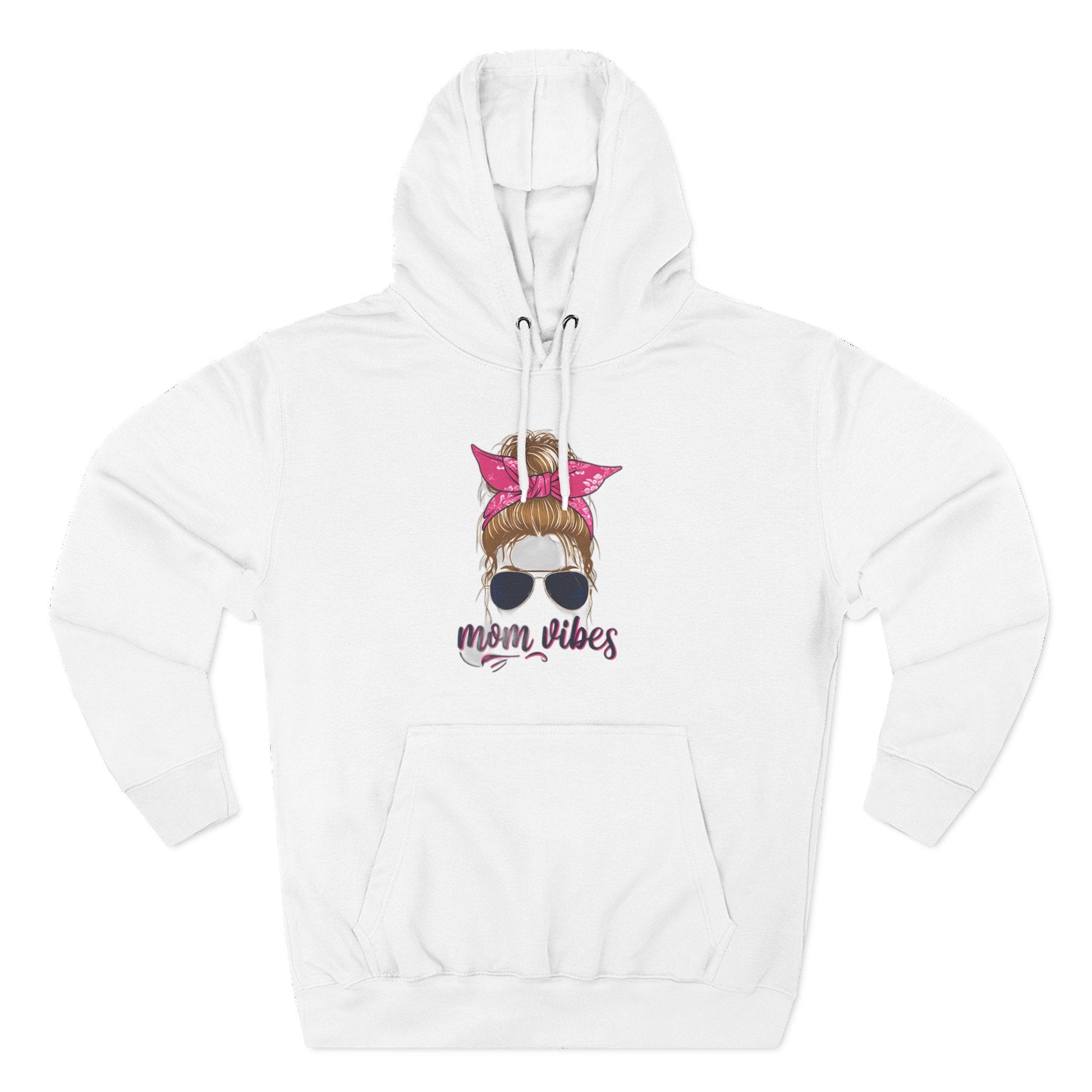 Mom Vibes Fleece Hoodie Printify