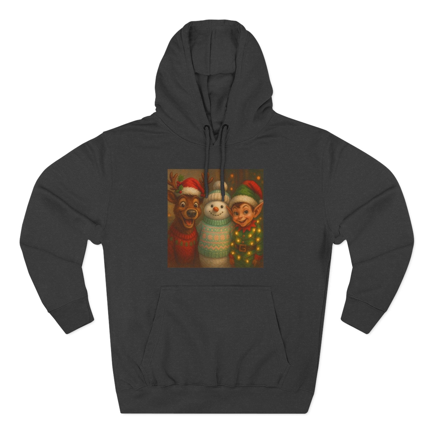 Fun Christmas Fleece Hoodie Printify