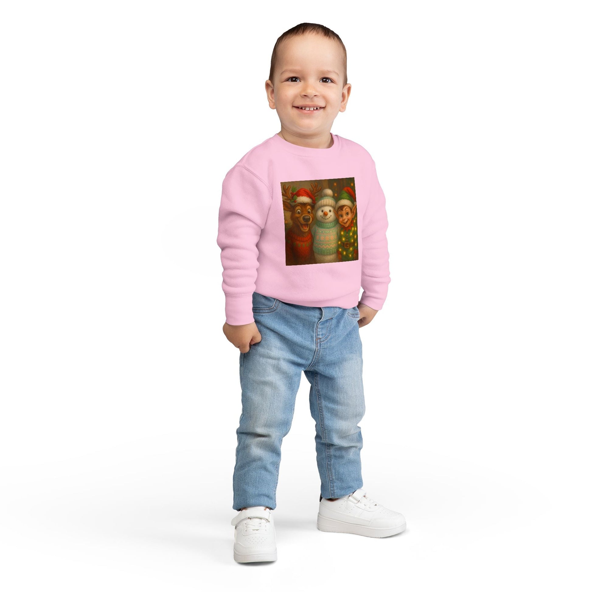 Fun Festive Toddler Sweatshirt Printify