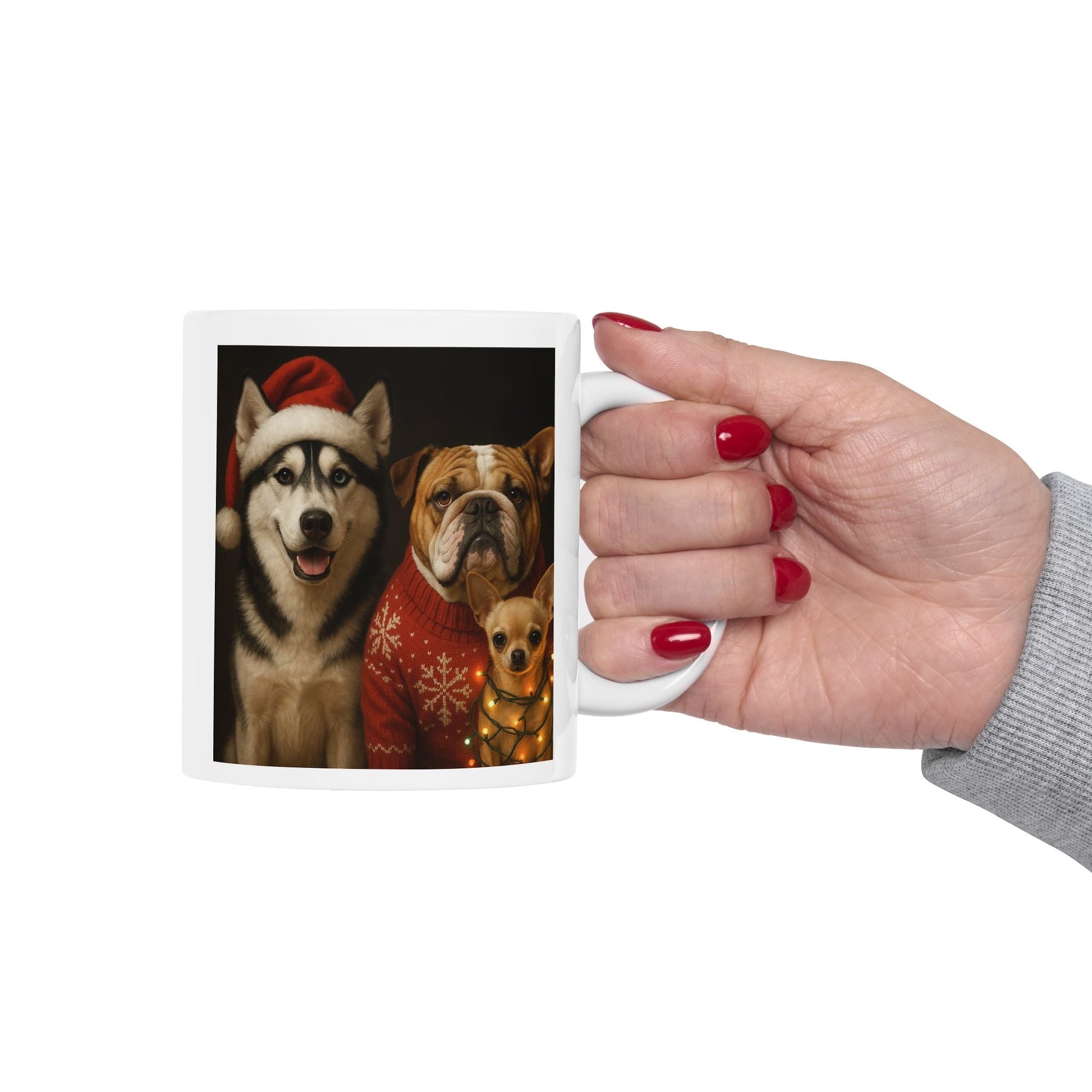 Christmas Dog Mug Printify