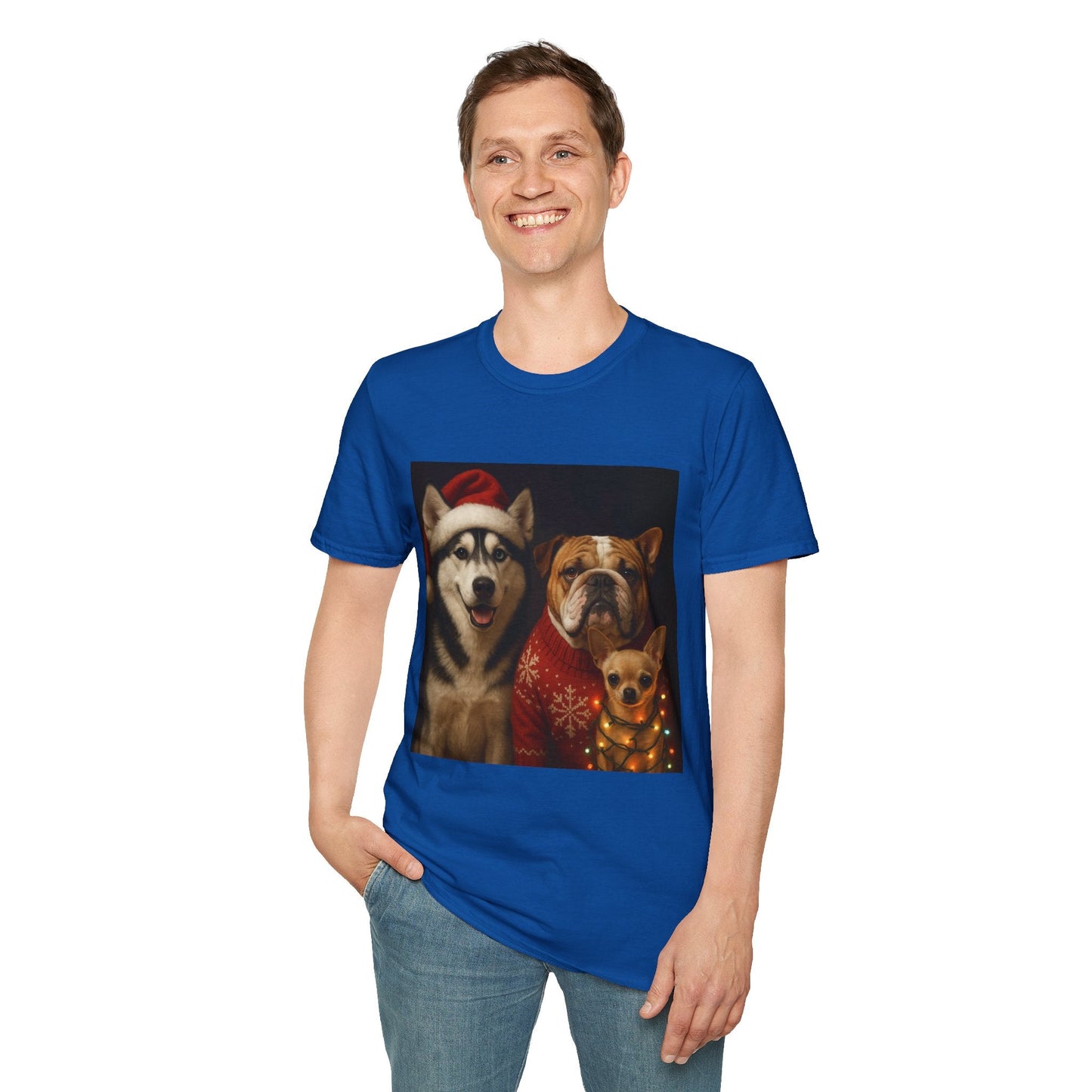 Christmas Dog T-Shirt Printify