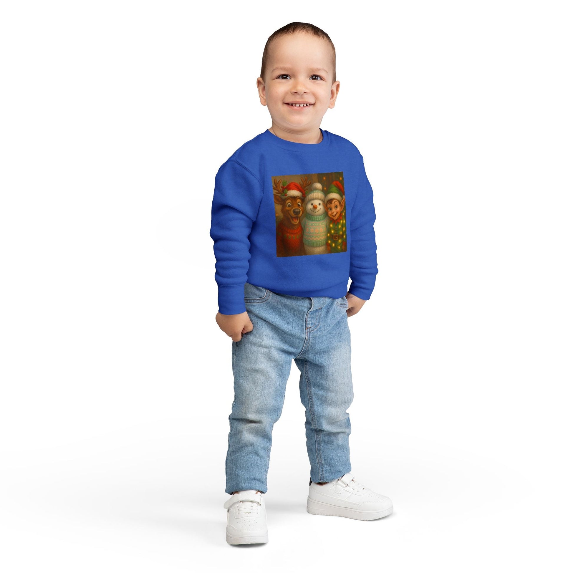 Fun Festive Toddler Sweatshirt Printify