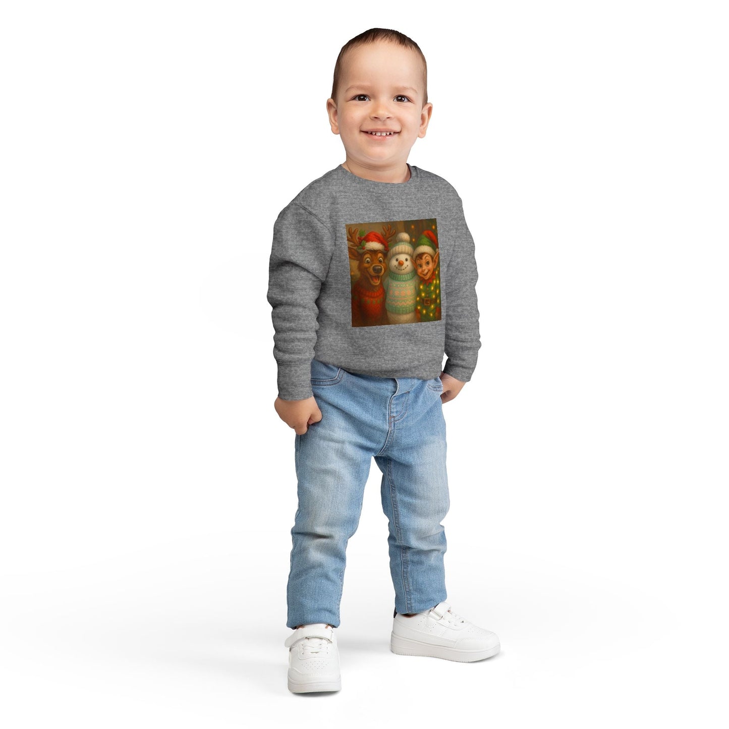 Fun Festive Toddler Sweatshirt Printify