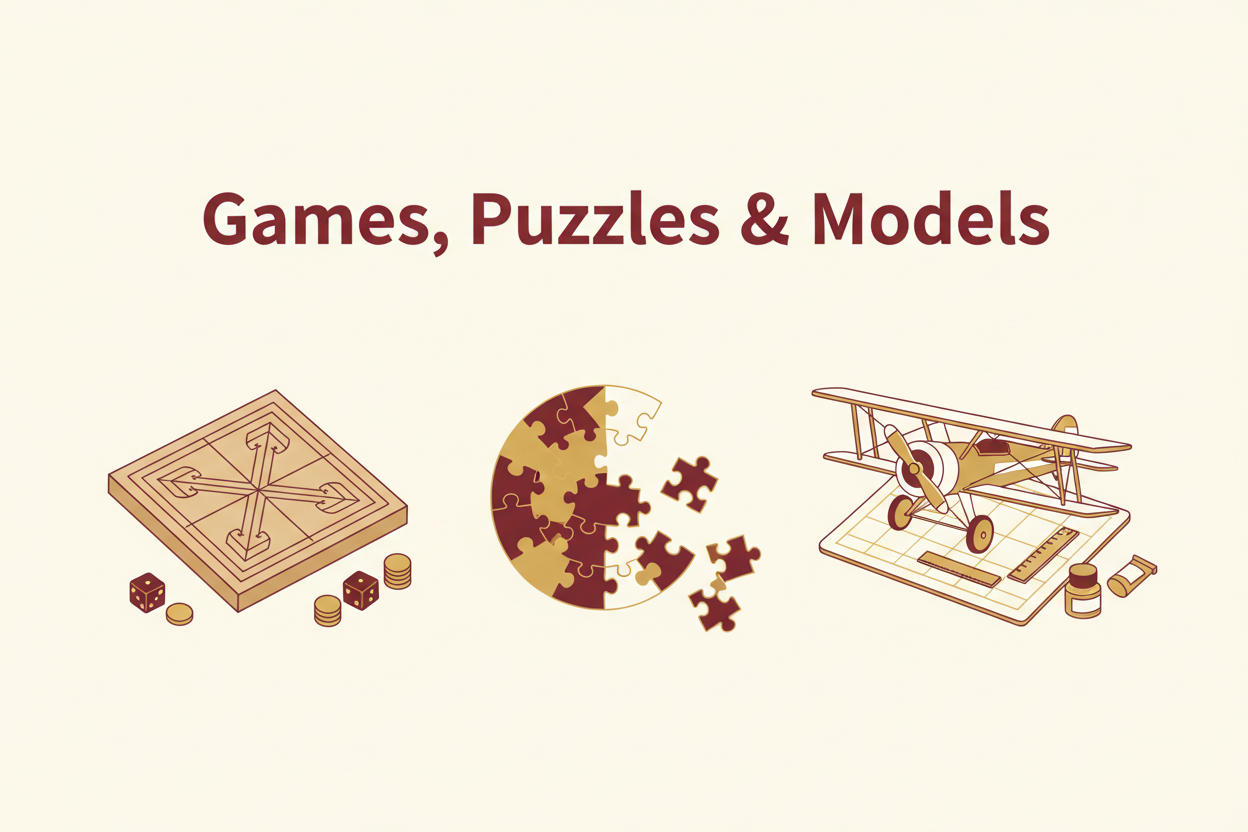 Games, Puzzles & Models