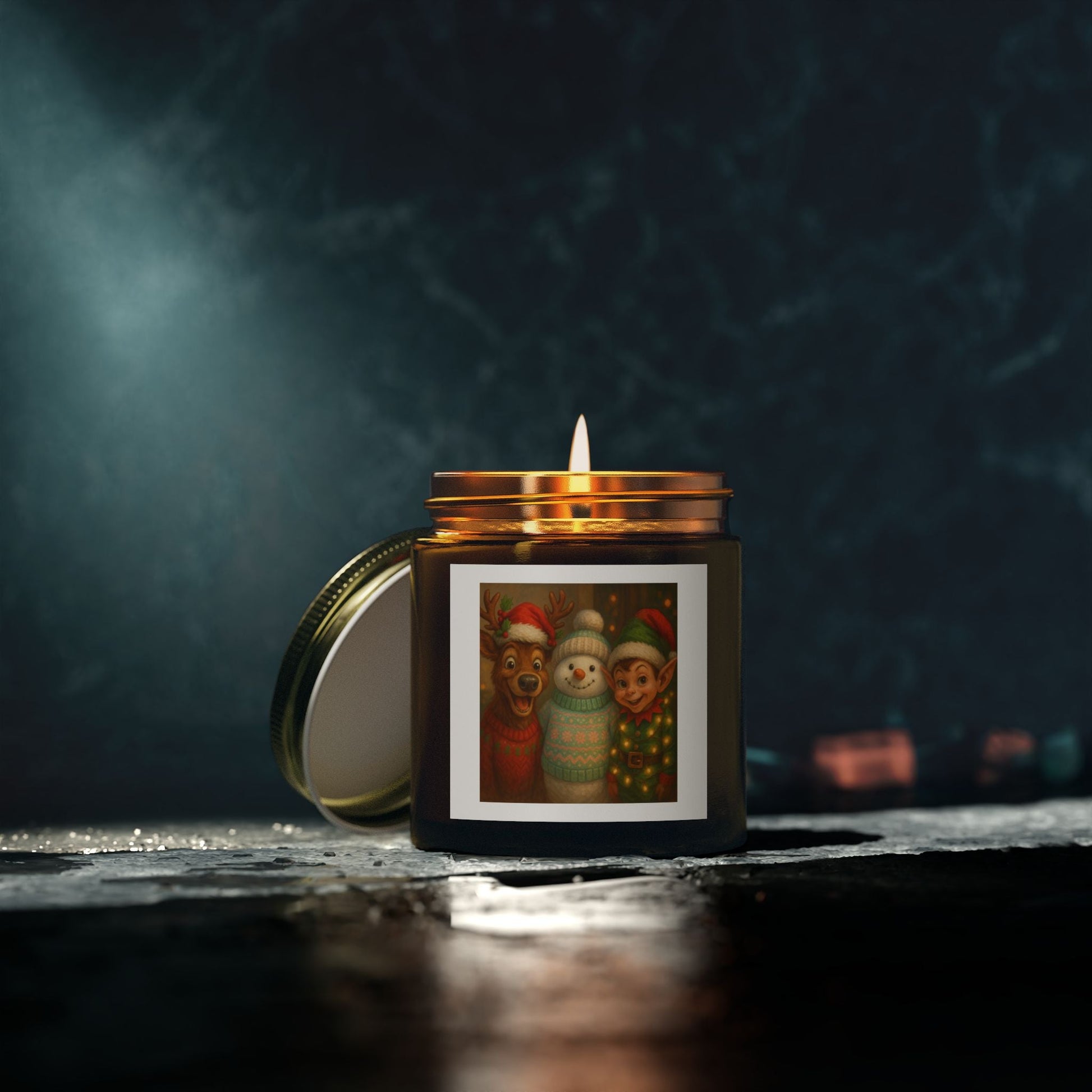 Fun Christmas Scented Candles Printify