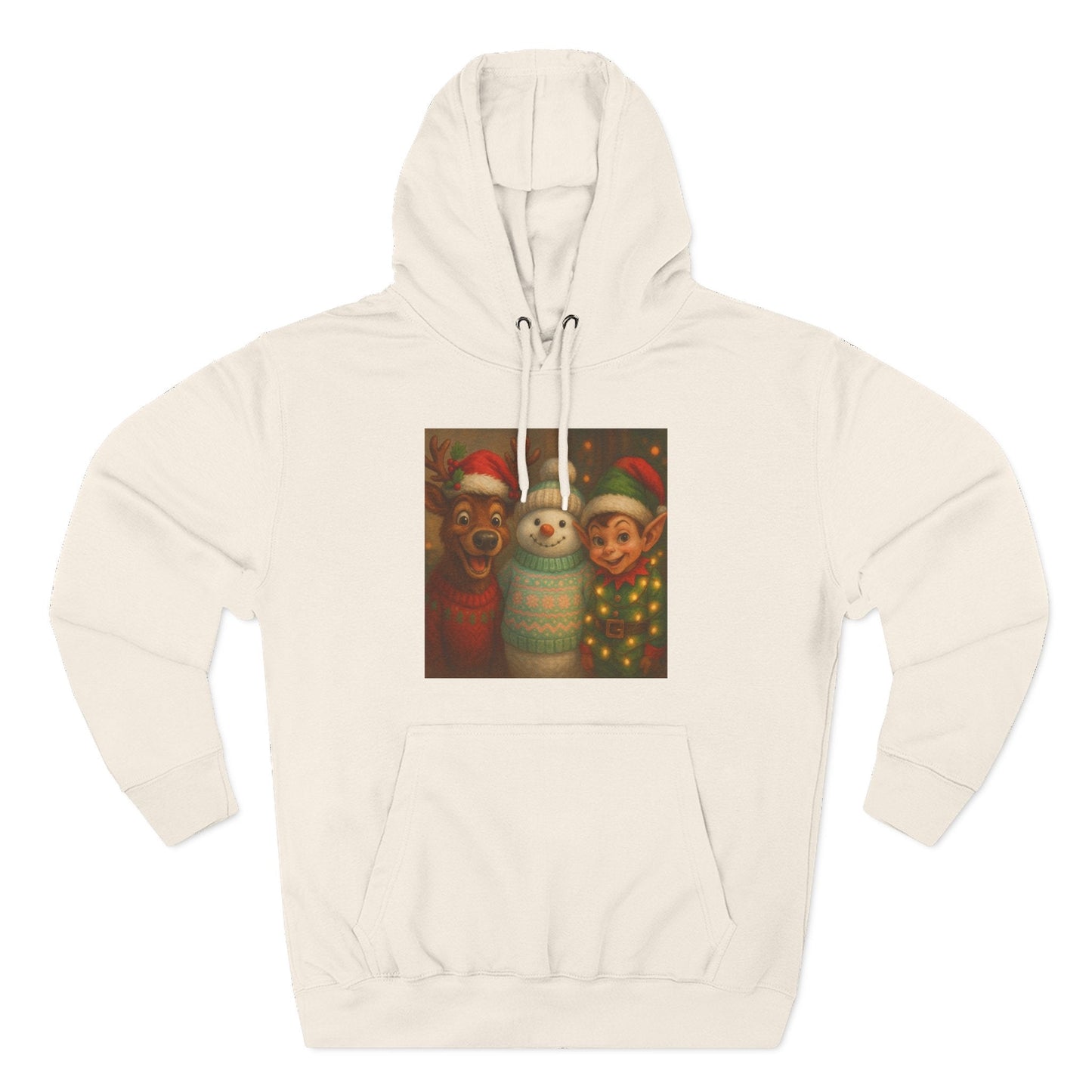 Fun Christmas Fleece Hoodie Printify