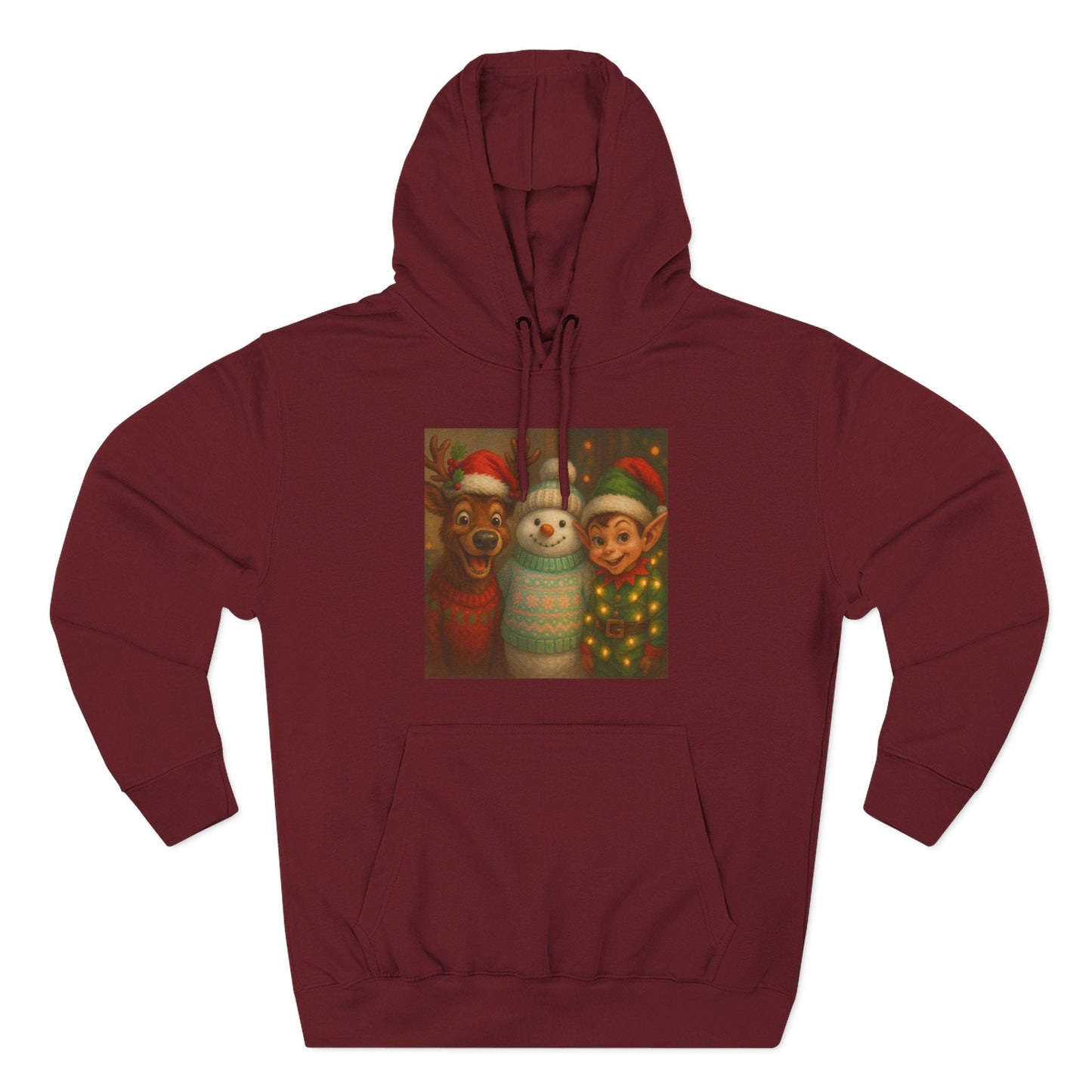 Fun Christmas Fleece Hoodie Printify