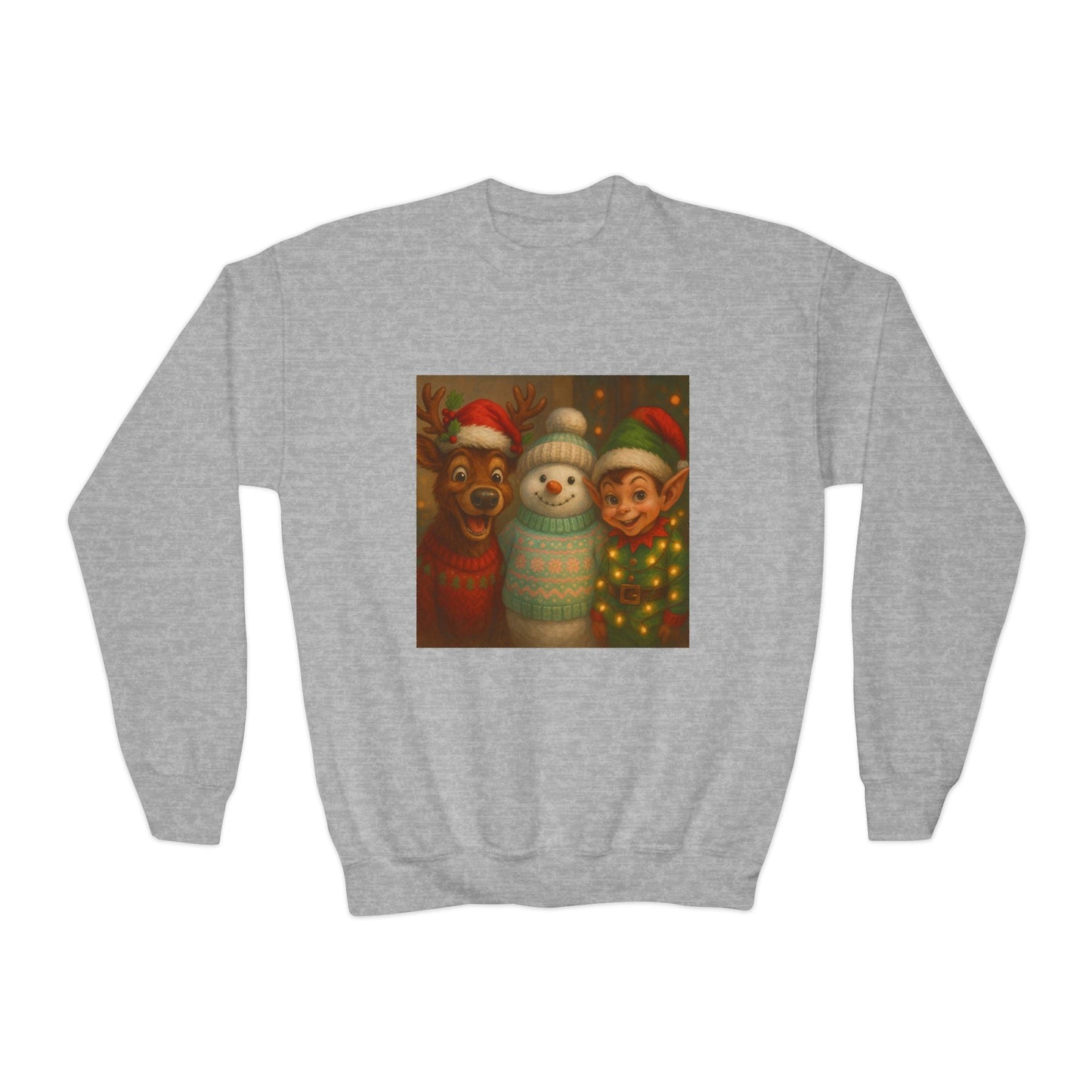 Fun Youth Christmas Sweatshirt Printify