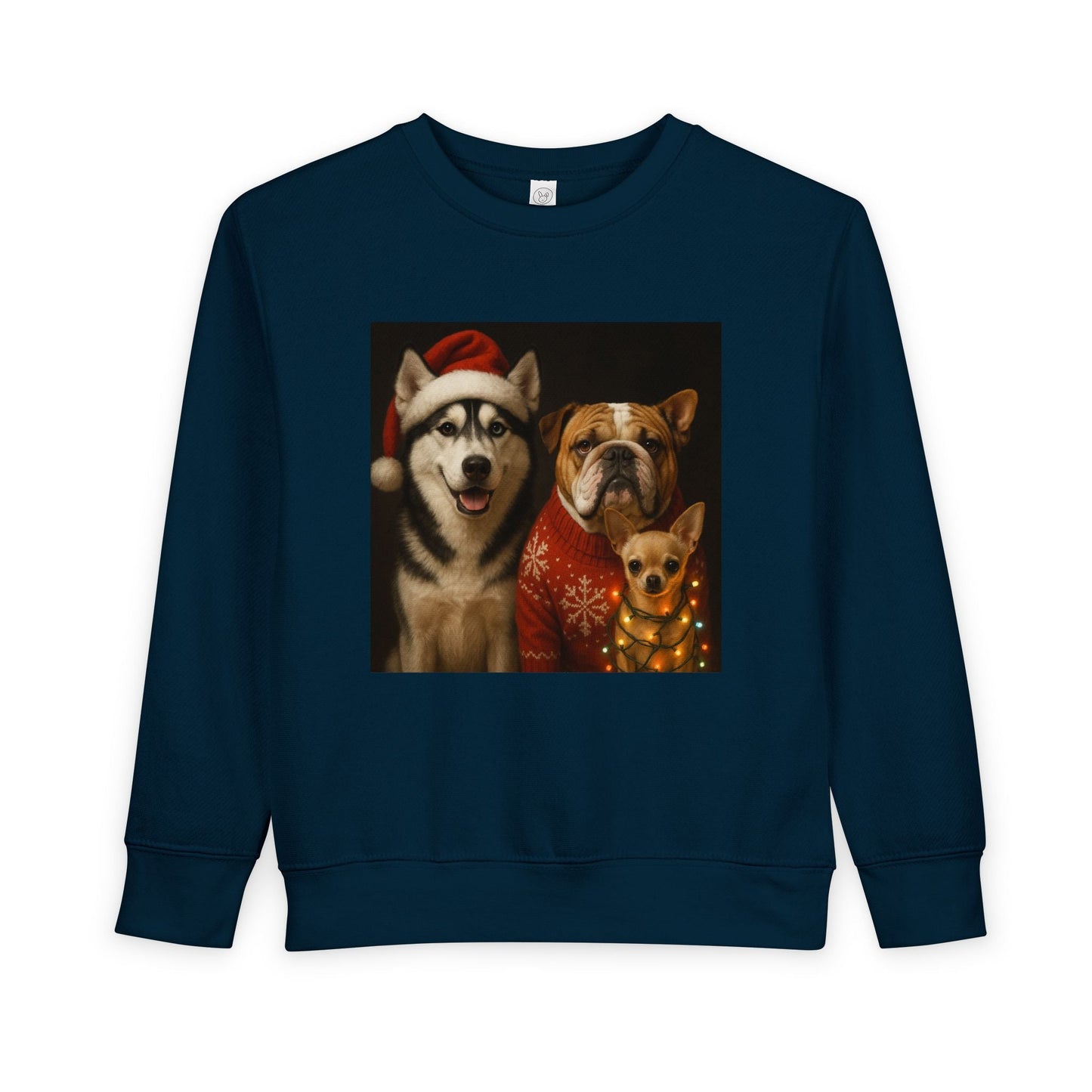 Festive Pet-Themed Toddler Sweatshirt Printify