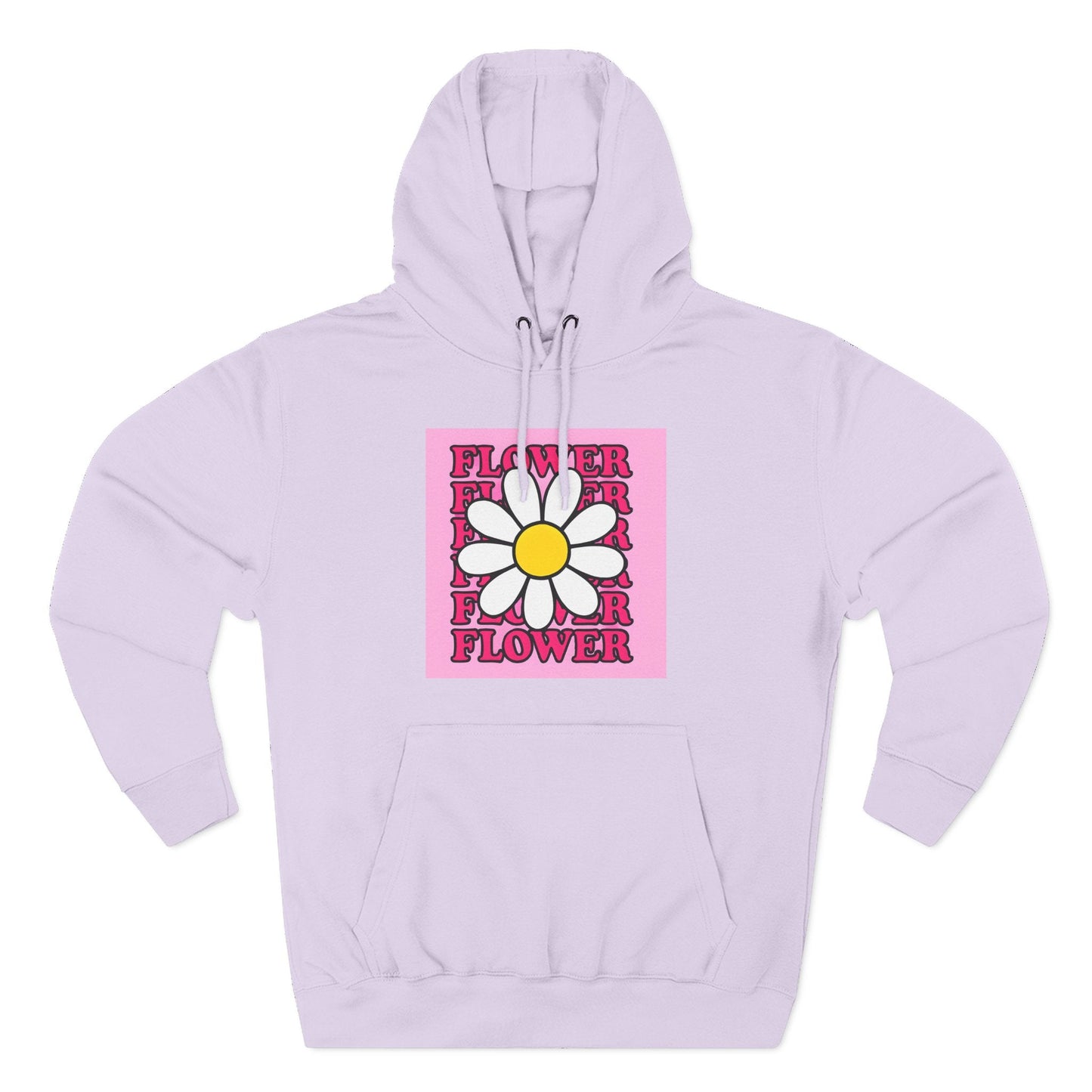 Pink Daisy Hoodie Printify