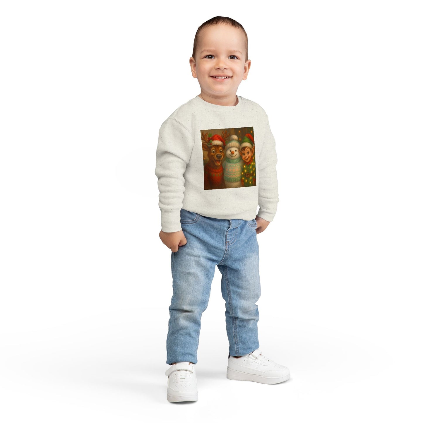 Fun Festive Toddler Sweatshirt Printify