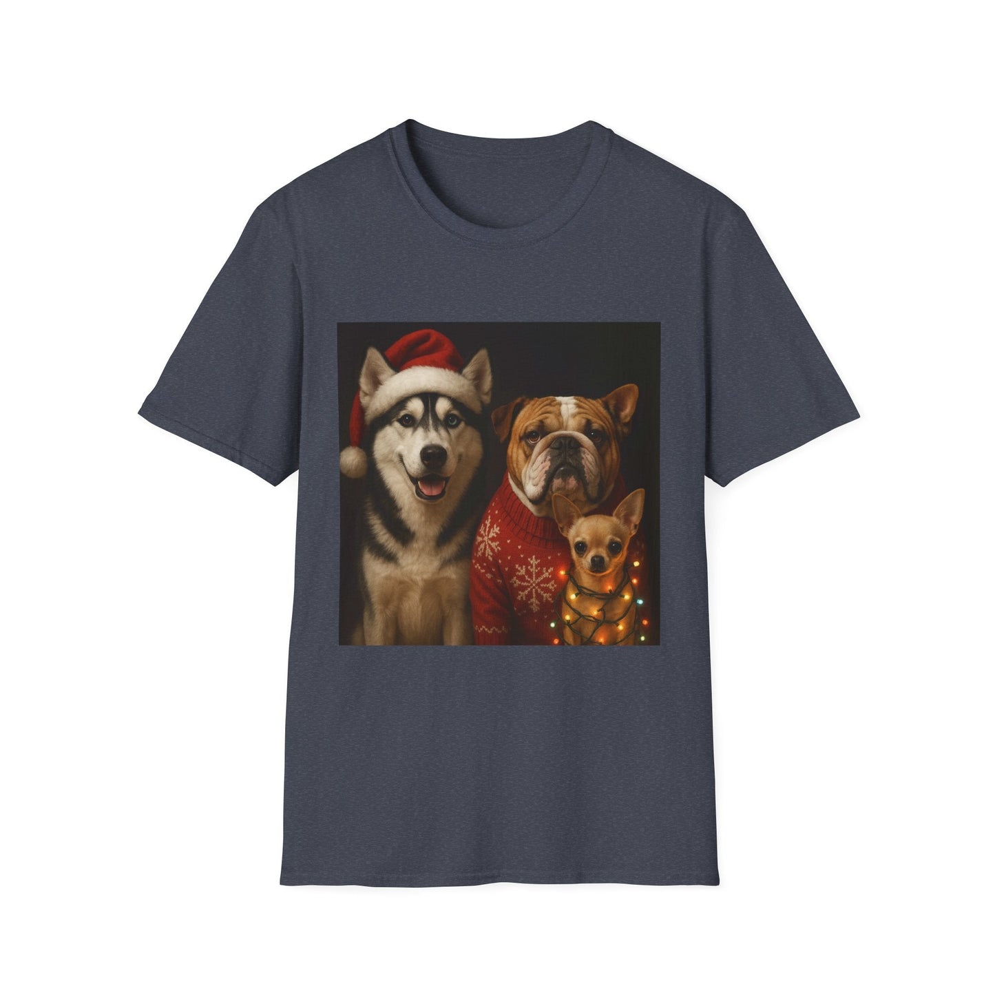 Christmas Dog T-Shirt Printify