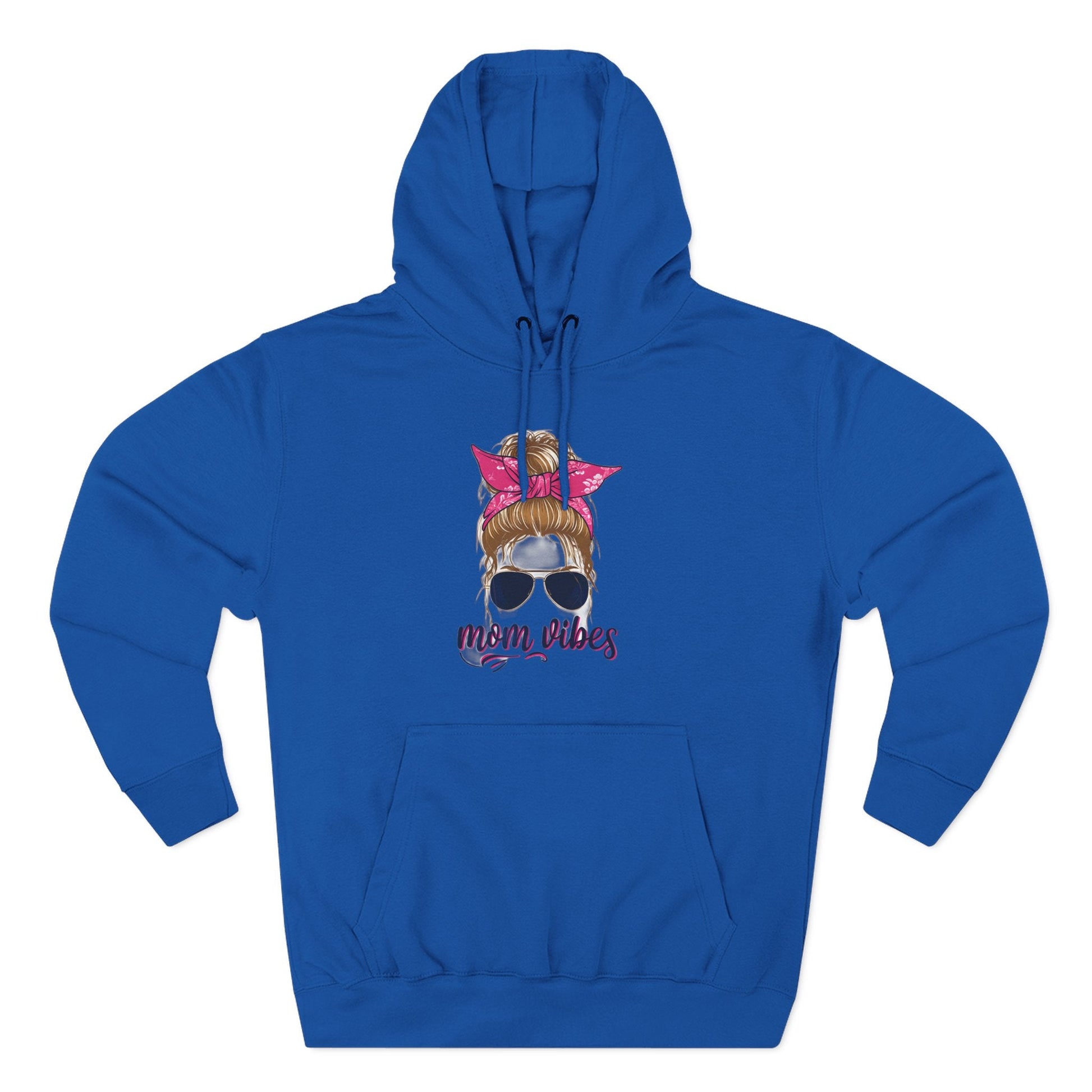 Mom Vibes Fleece Hoodie Printify