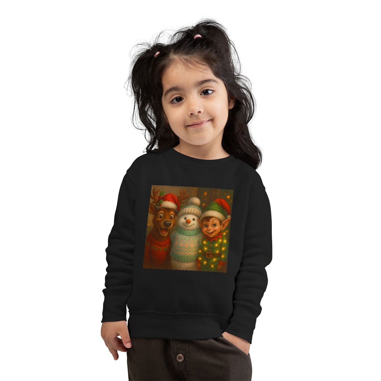 Fun Festive Toddler Sweatshirt Printify
