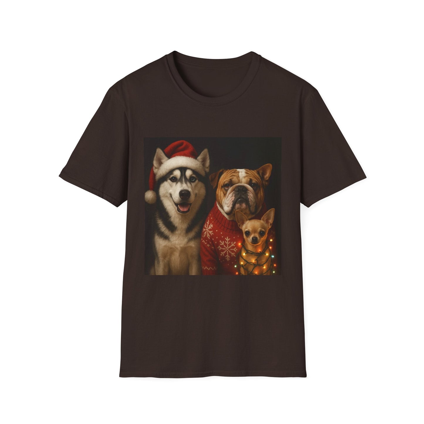 Christmas Dog T-Shirt Printify