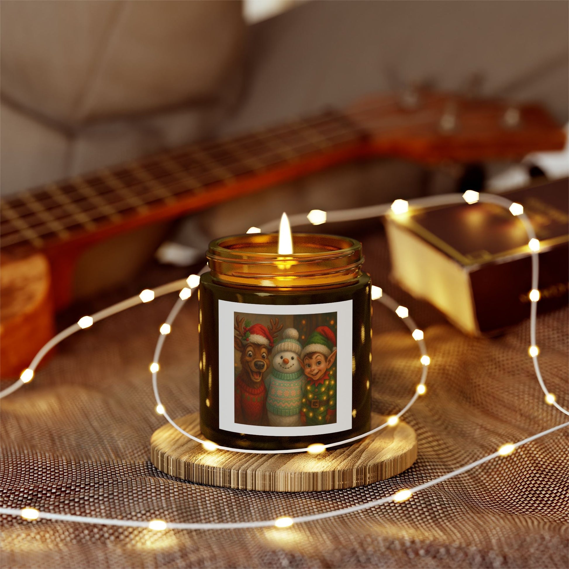 Fun Christmas Scented Candles Printify