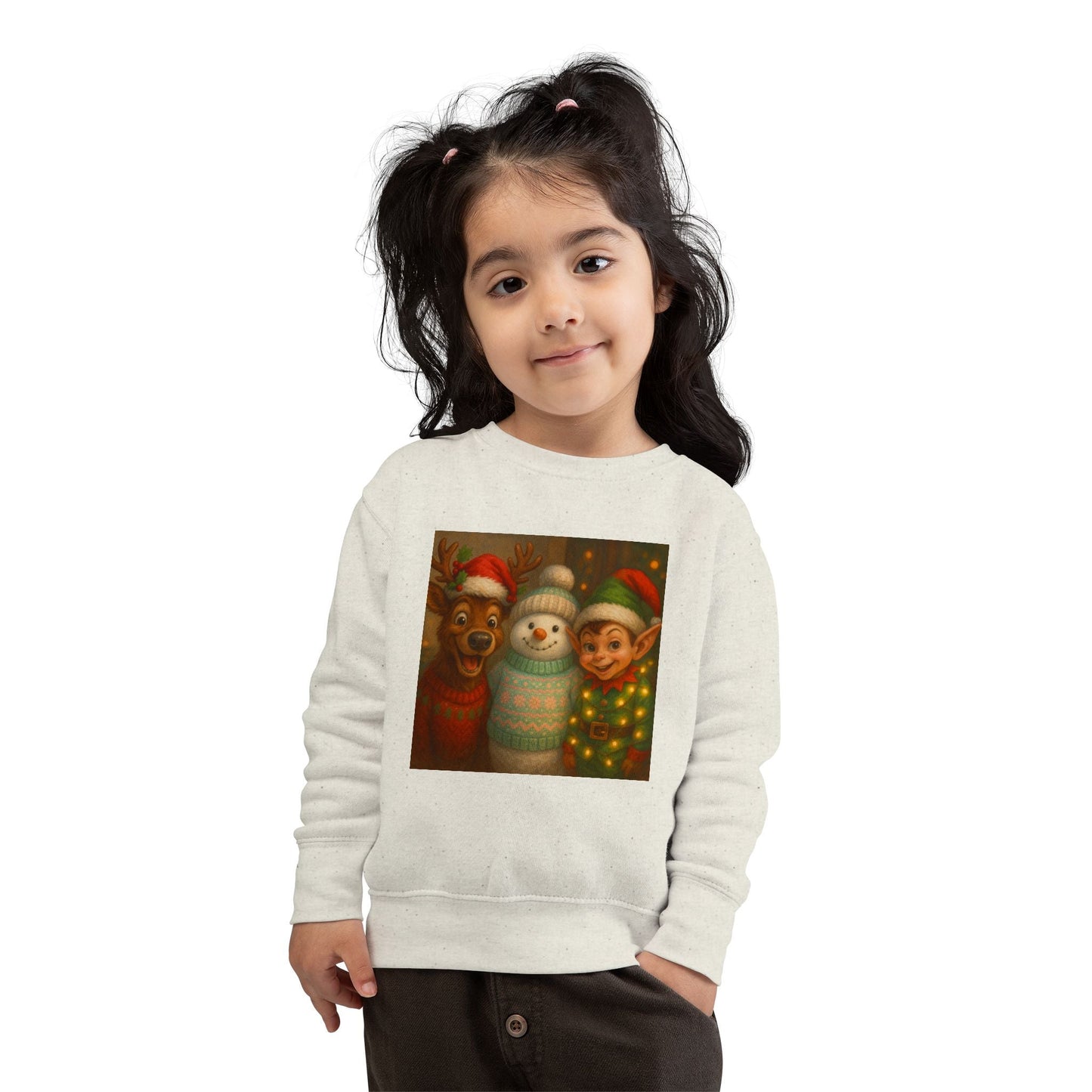 Fun Festive Toddler Sweatshirt Printify